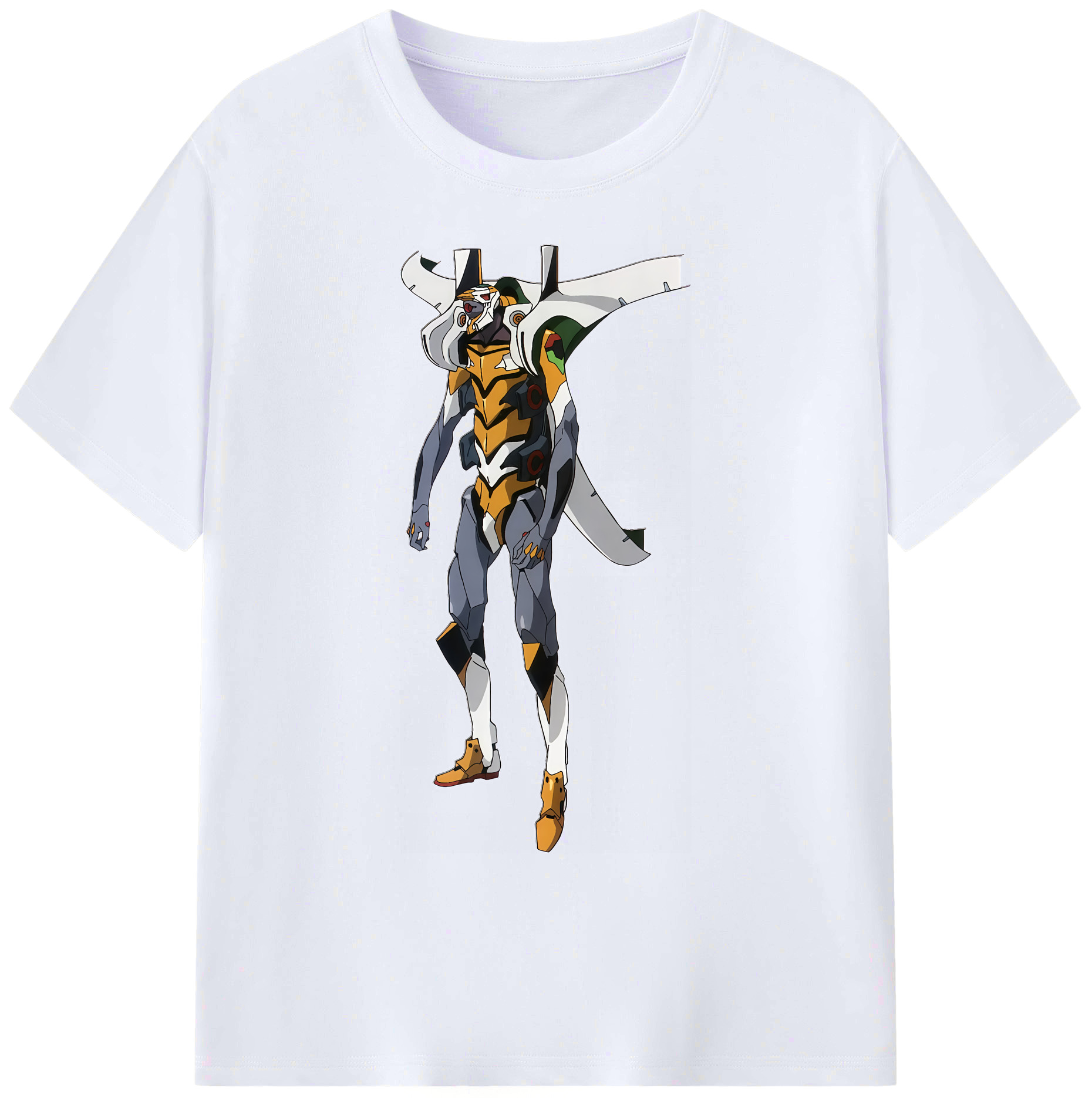 （画像用） EVA 新世紀エヴァンゲリオン 綿100％ メンズ半袖Tシャツ｜肌触りやわらか＆通気性