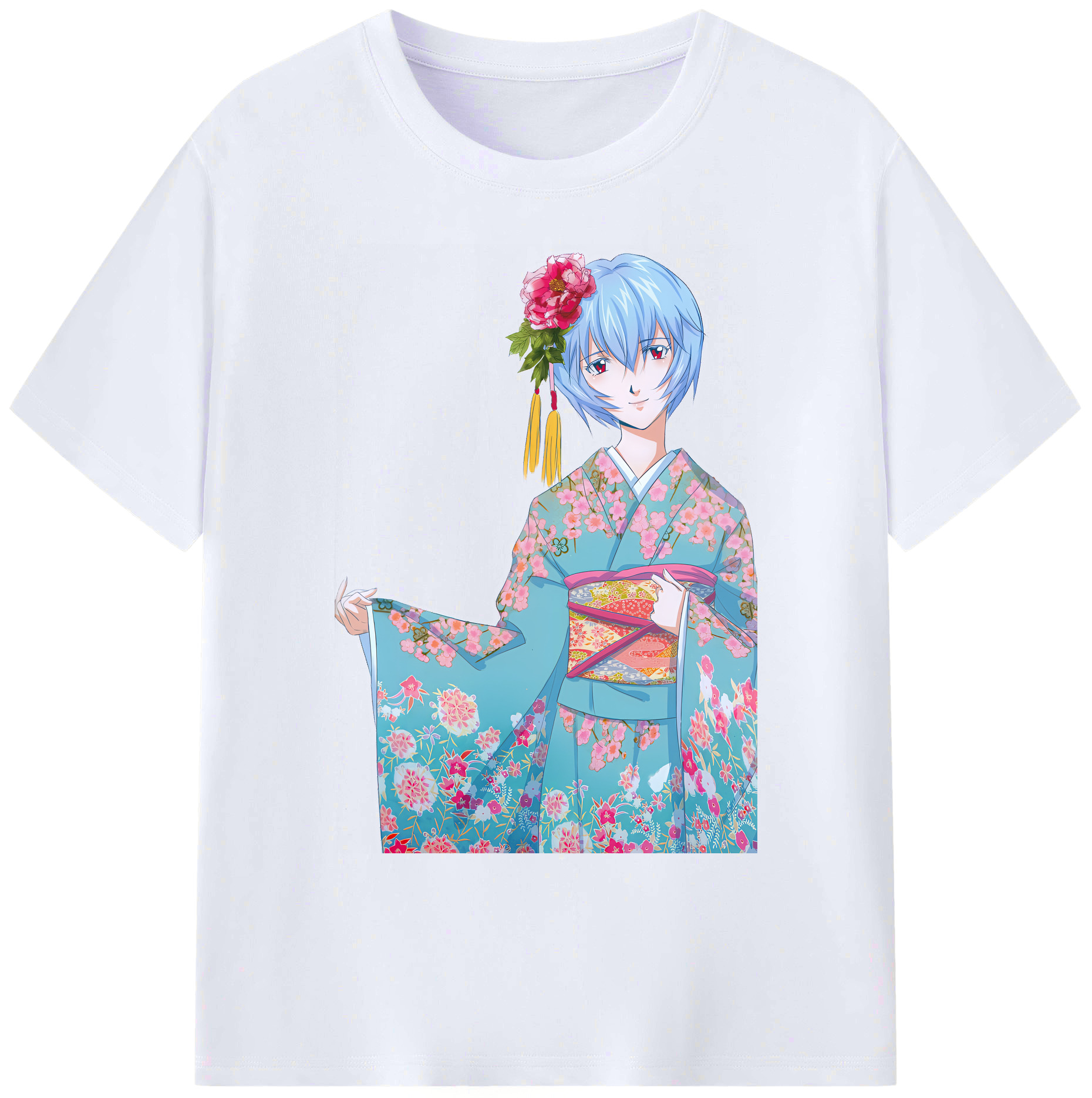 （画像用） EVA 新世紀エヴァンゲリオン 綿100％ メンズ半袖Tシャツ｜肌触りやわらか＆通気性