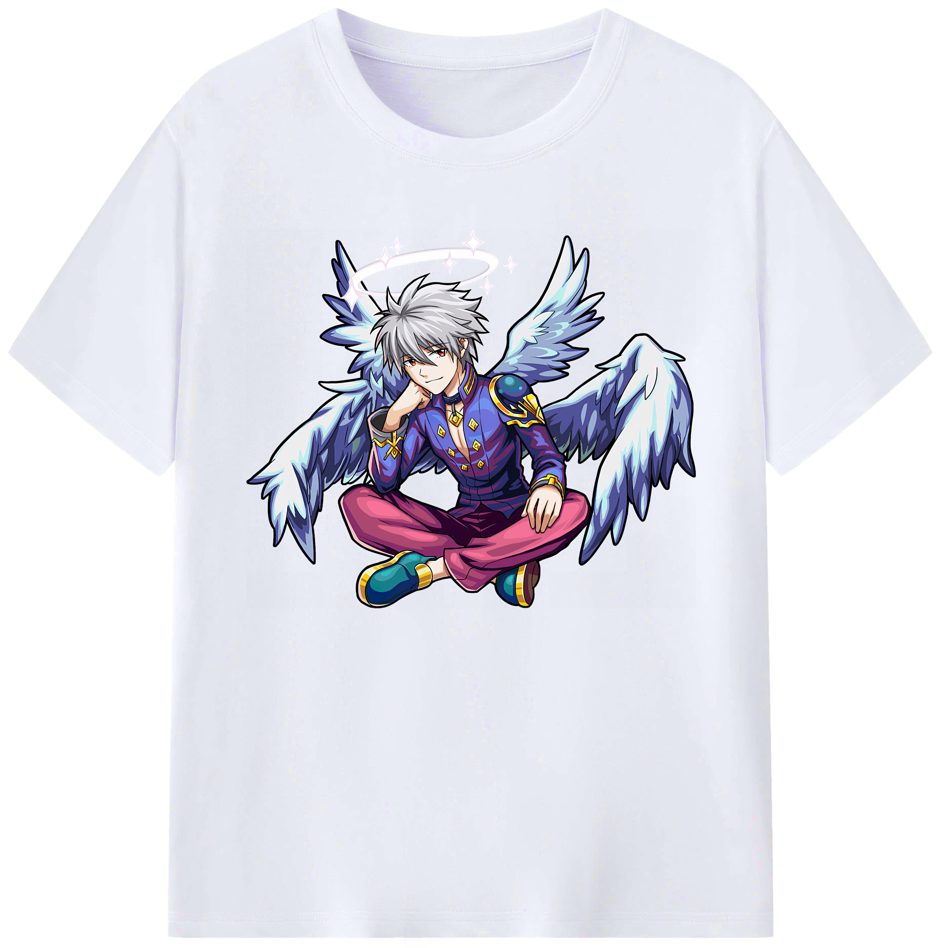（画像用） EVA 新世紀エヴァンゲリオン 綿100％ メンズ半袖Tシャツ｜肌触りやわらか＆通気性