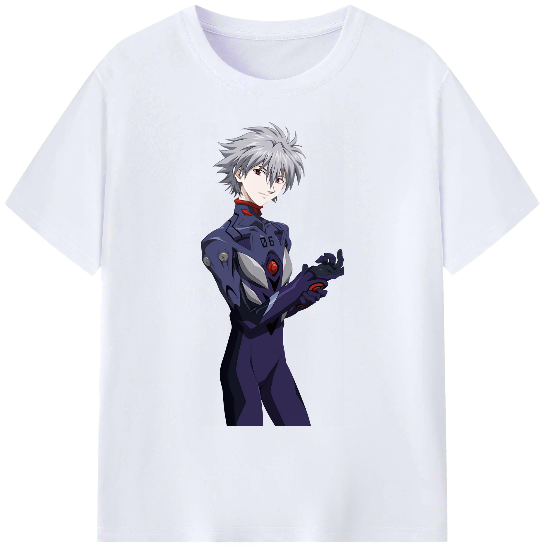 （画像用） EVA 新世紀エヴァンゲリオン 綿100％ メンズ半袖Tシャツ｜肌触りやわらか＆通気性