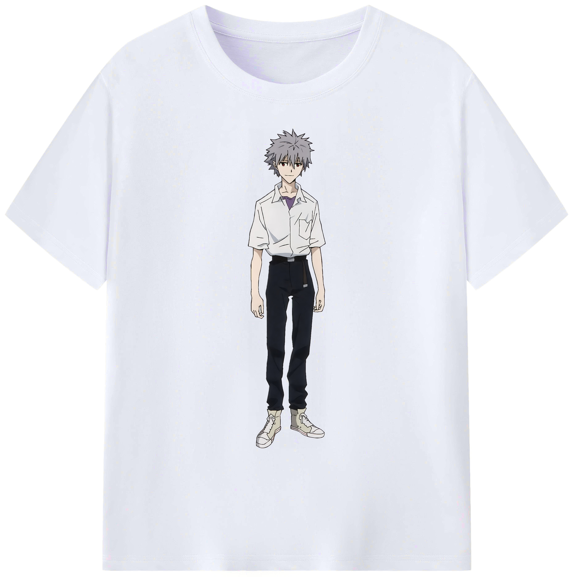 （画像用） EVA 新世紀エヴァンゲリオン 綿100％ メンズ半袖Tシャツ｜肌触りやわらか＆通気性