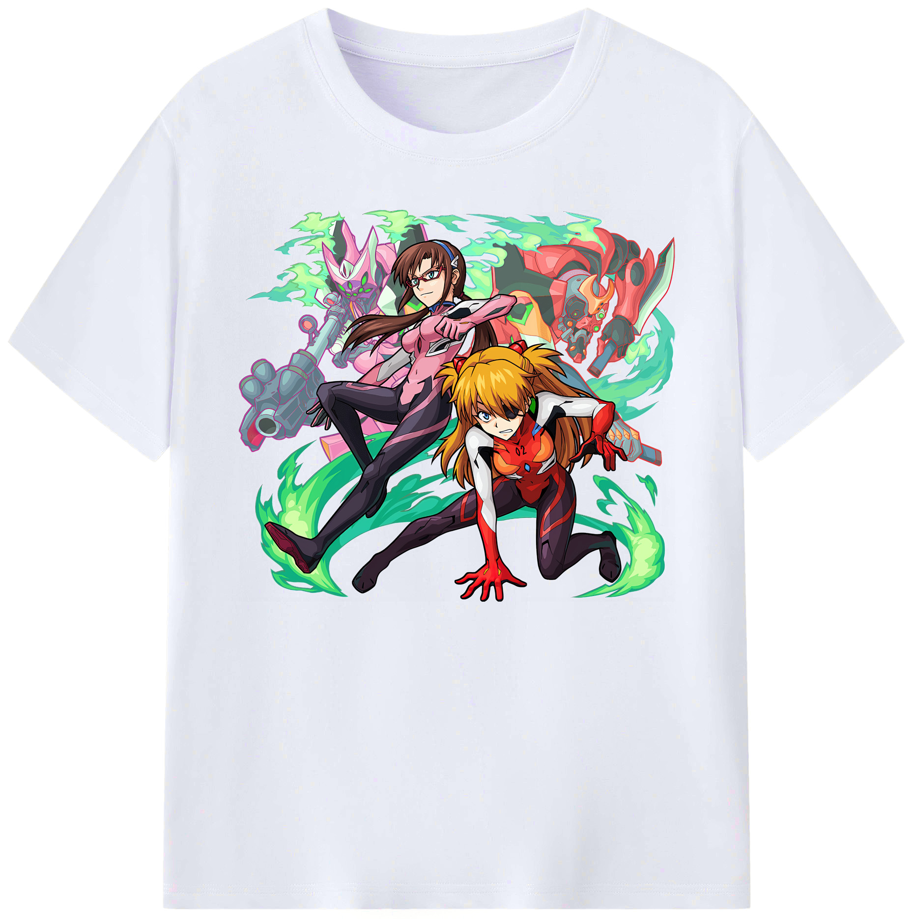 （画像用） EVA 新世紀エヴァンゲリオン 綿100％ メンズ半袖Tシャツ｜肌触りやわらか＆通気性