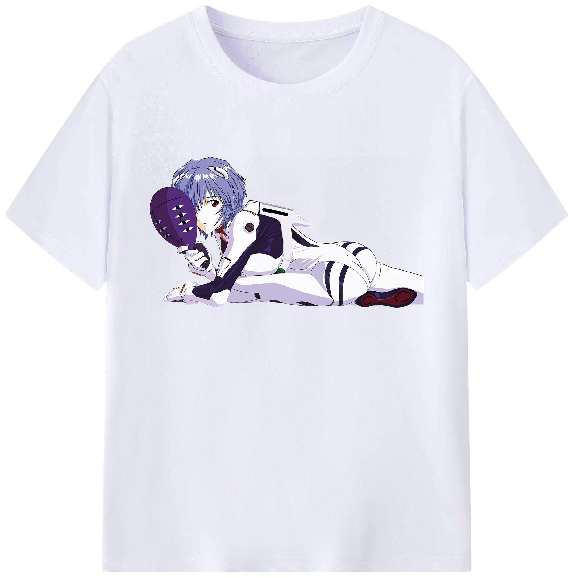 （画像用） EVA 新世紀エヴァンゲリオン 綿100％ メンズ半袖Tシャツ｜肌触りやわらか＆通気性