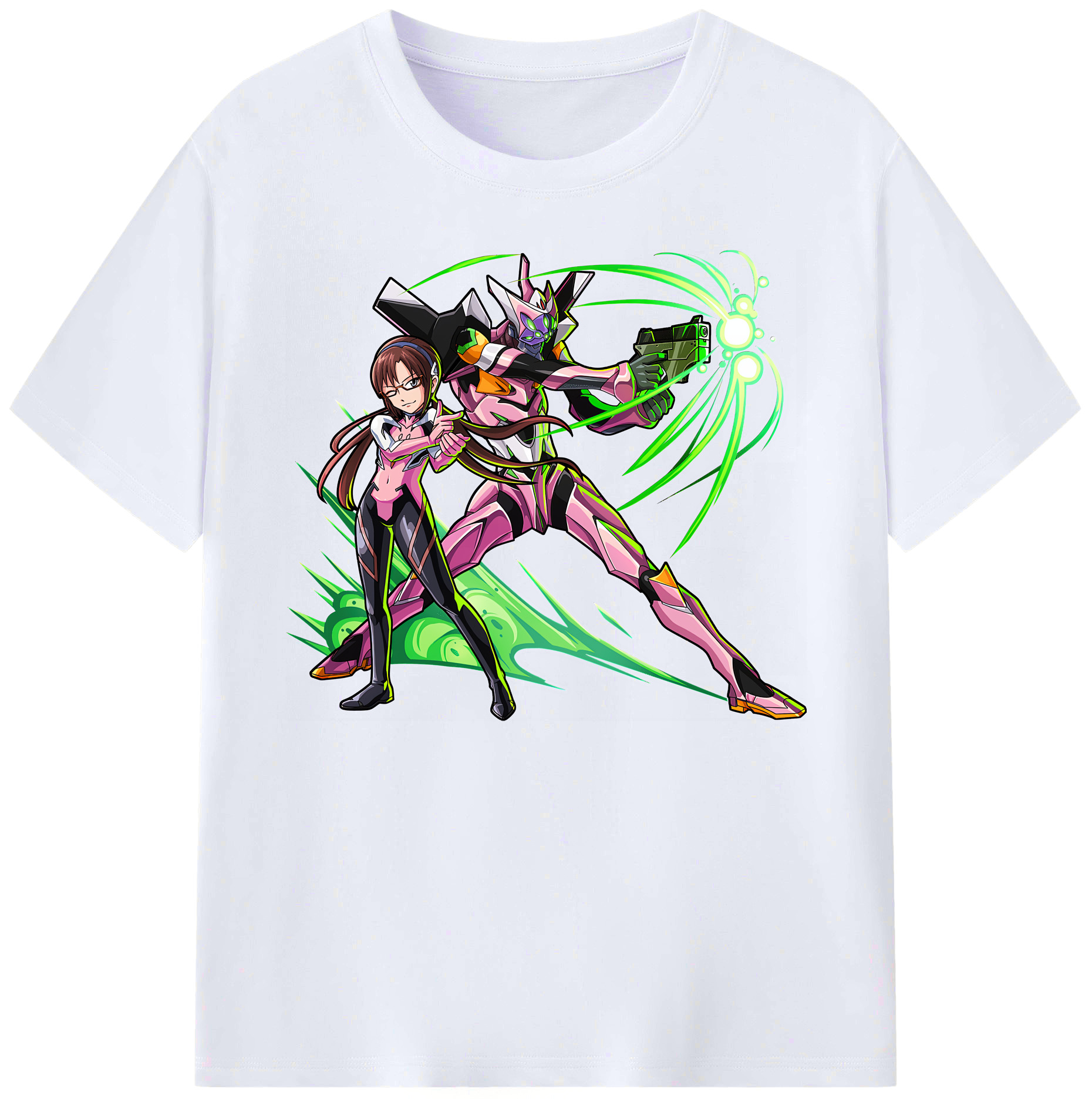 （画像用） EVA 新世紀エヴァンゲリオン 綿100％ メンズ半袖Tシャツ｜肌触りやわらか＆通気性