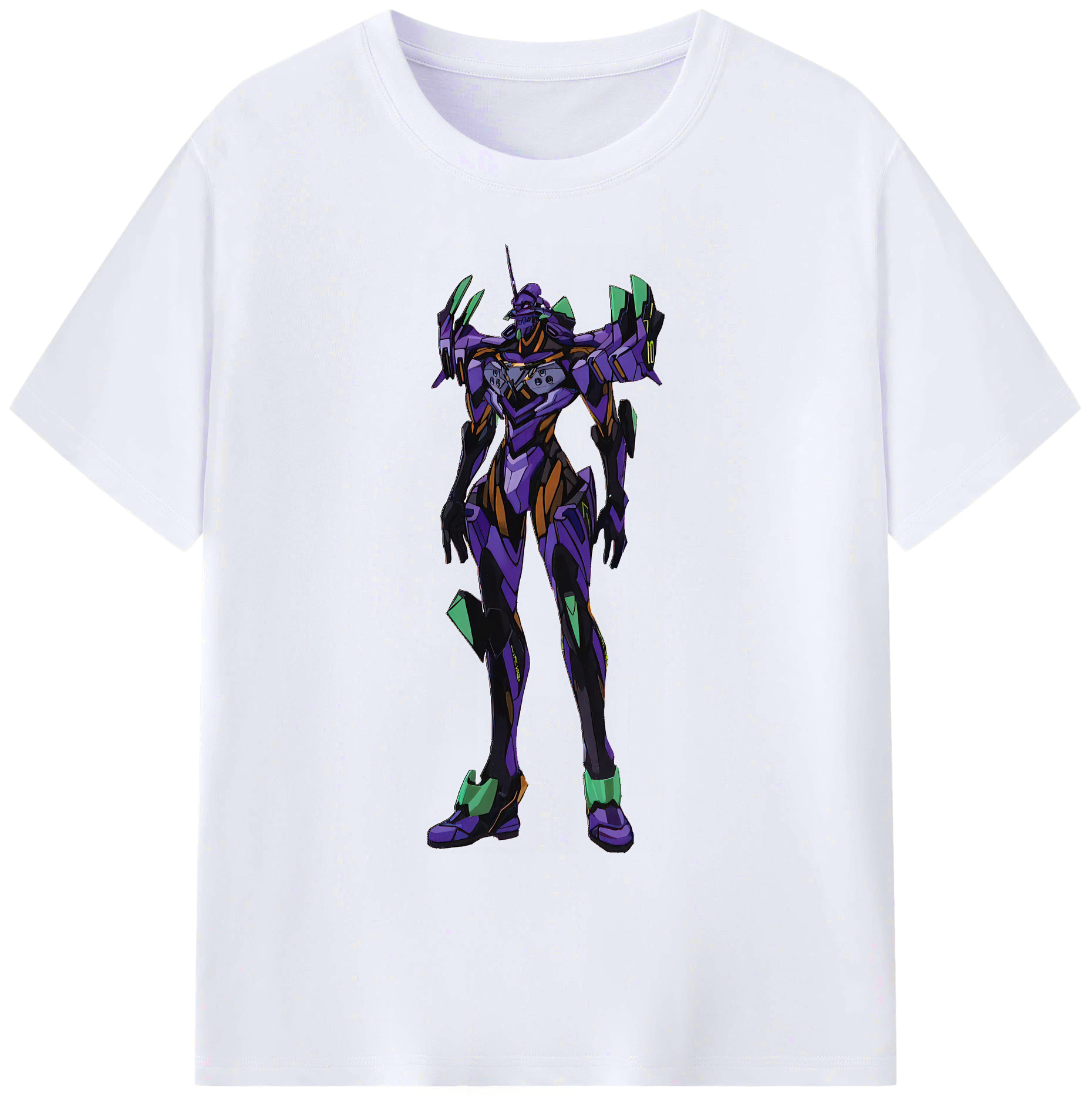 （画像用） EVA 新世紀エヴァンゲリオン 綿100％ メンズ半袖Tシャツ｜肌触りやわらか＆通気性