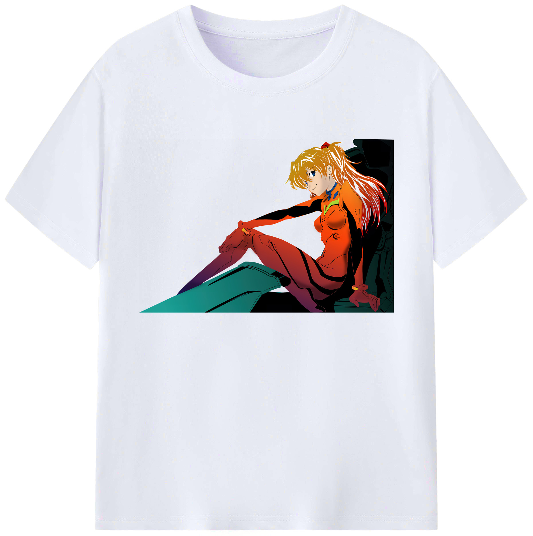 （画像用） EVA 新世紀エヴァンゲリオン 綿100％ メンズ半袖Tシャツ｜肌触りやわらか＆通気性