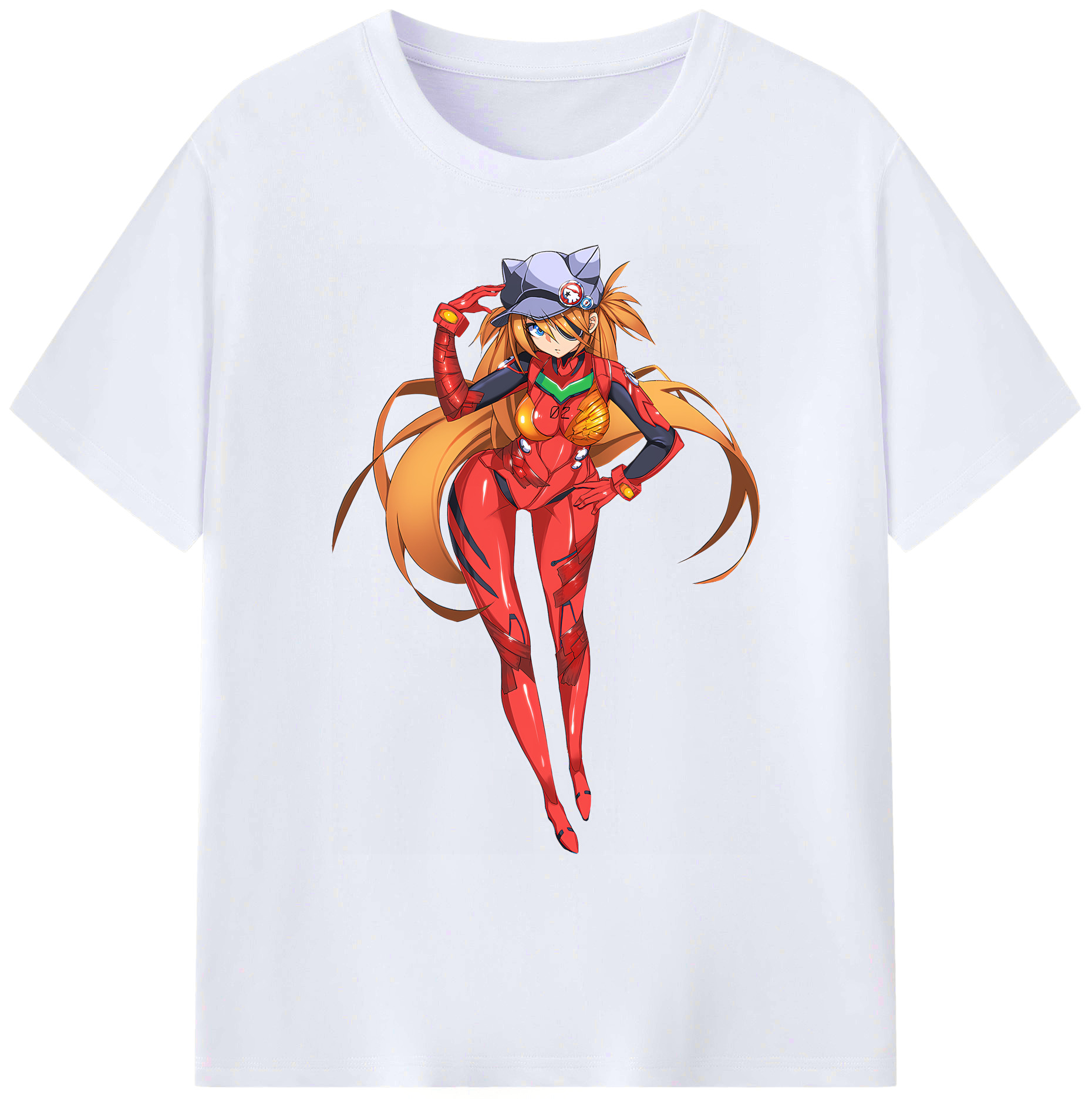 （画像用） EVA 新世紀エヴァンゲリオン 綿100％ メンズ半袖Tシャツ｜肌触りやわらか＆通気性