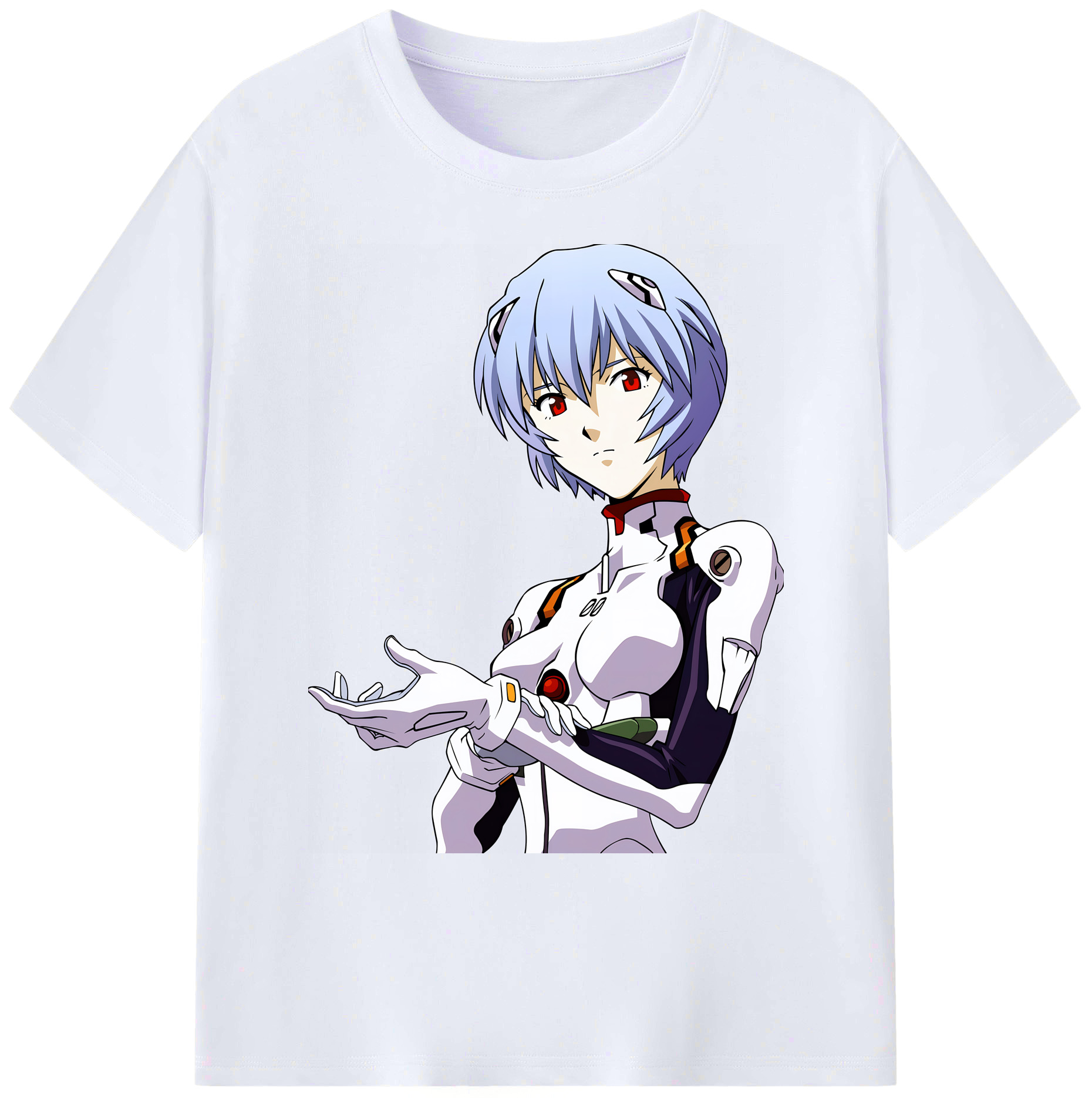 （画像用） EVA 新世紀エヴァンゲリオン 綿100％ メンズ半袖Tシャツ｜肌触りやわらか＆通気性