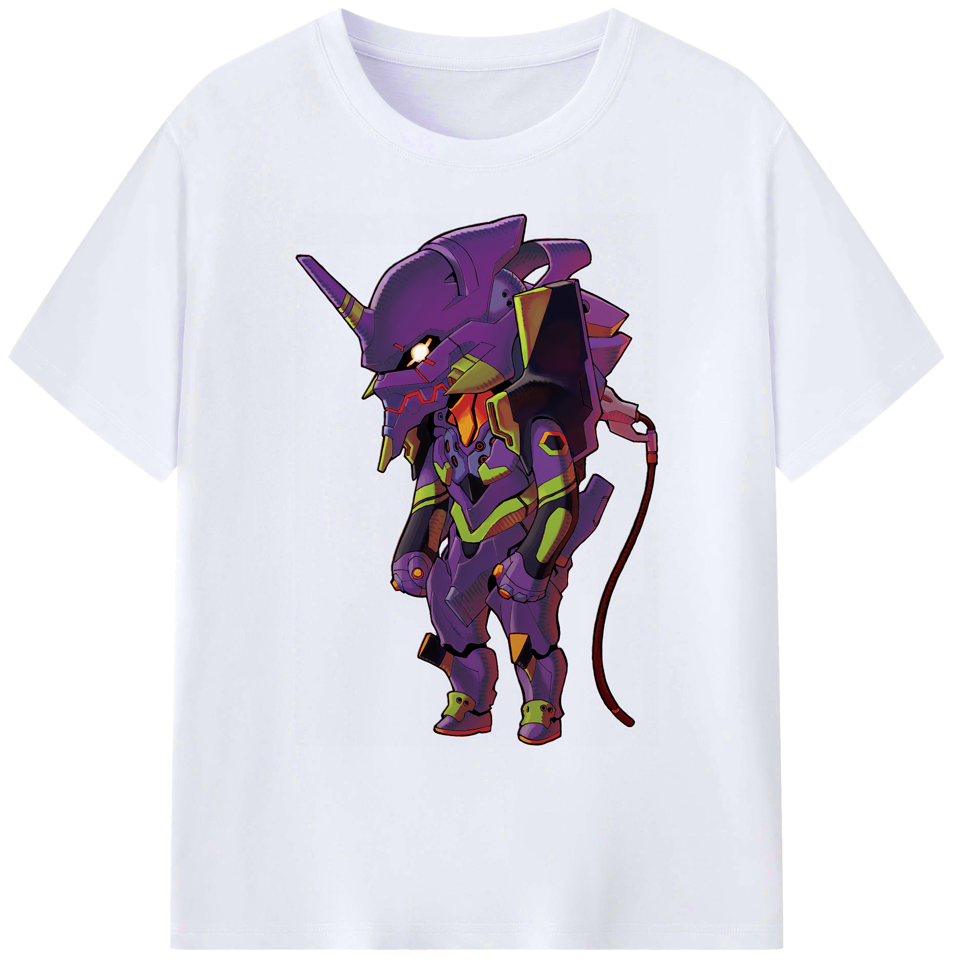 （画像用） EVA 新世紀エヴァンゲリオン 綿100％ メンズ半袖Tシャツ｜肌触りやわらか＆通気性