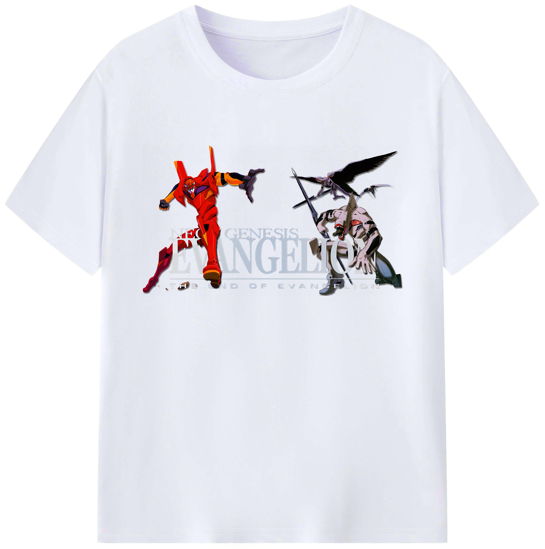 （画像用） EVA 新世紀エヴァンゲリオン 綿100％ メンズ半袖Tシャツ｜肌触りやわらか＆通気性
