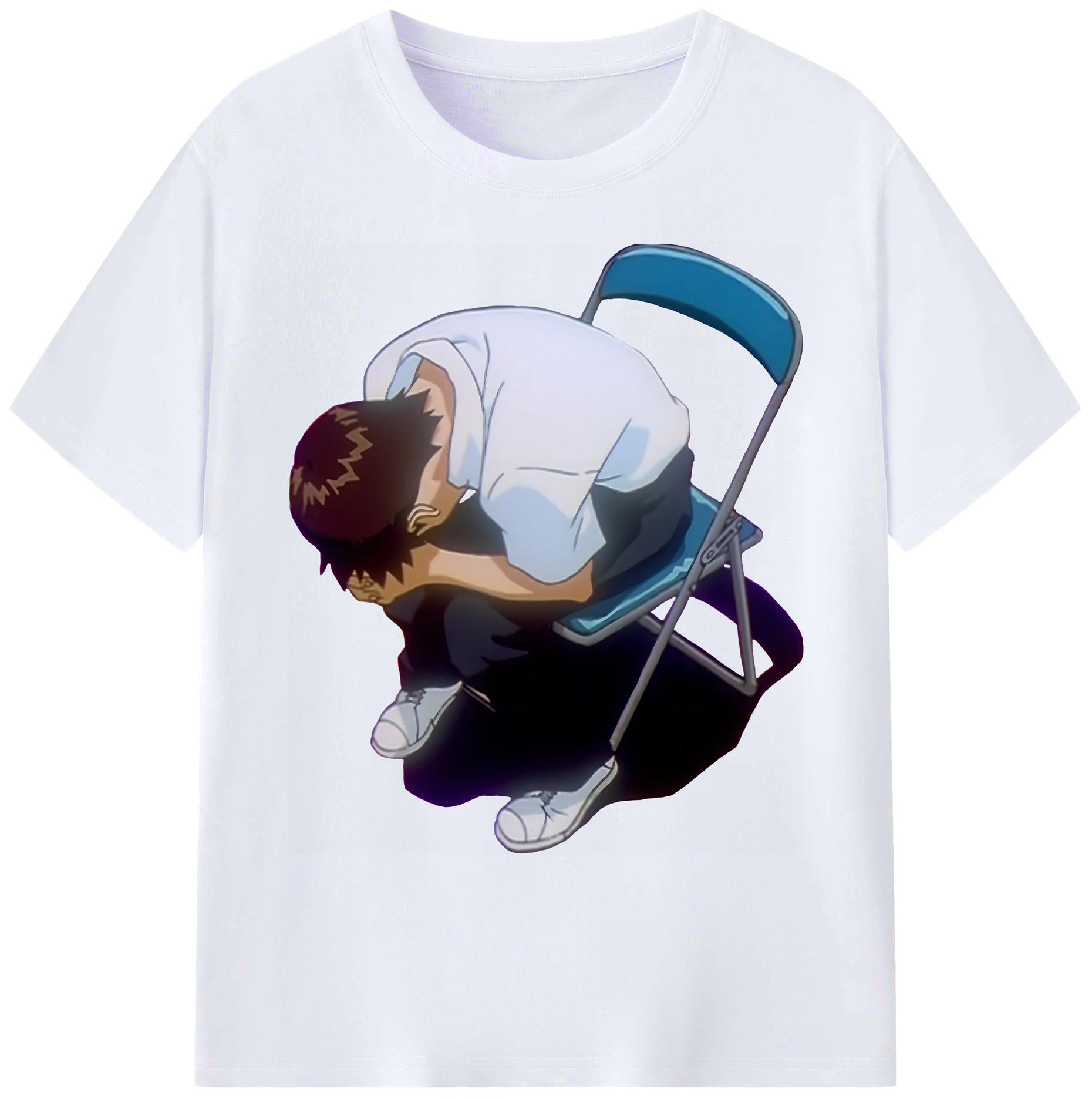（画像用） EVA 新世紀エヴァンゲリオン 綿100％ メンズ半袖Tシャツ｜肌触りやわらか＆通気性