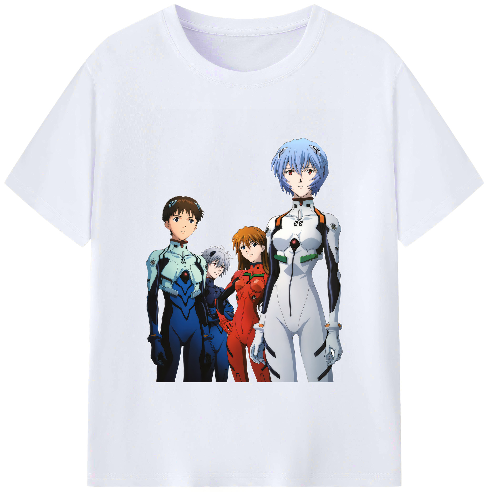 （画像用） EVA 新世紀エヴァンゲリオン 綿100％ メンズ半袖Tシャツ｜肌触りやわらか＆通気性