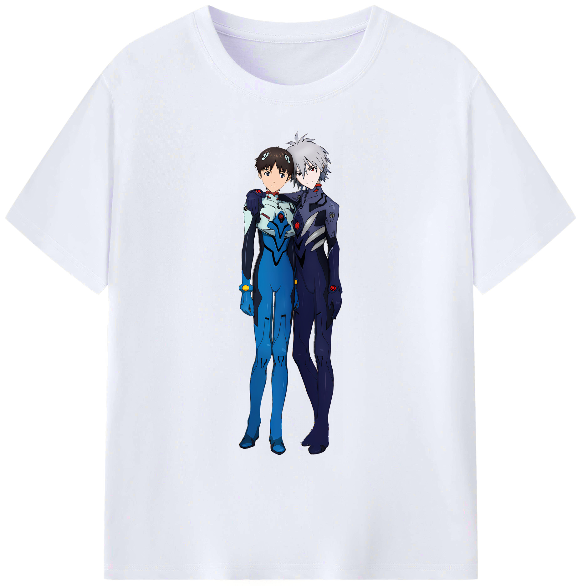 （画像用） EVA 新世紀エヴァンゲリオン 綿100％ メンズ半袖Tシャツ｜肌触りやわらか＆通気性