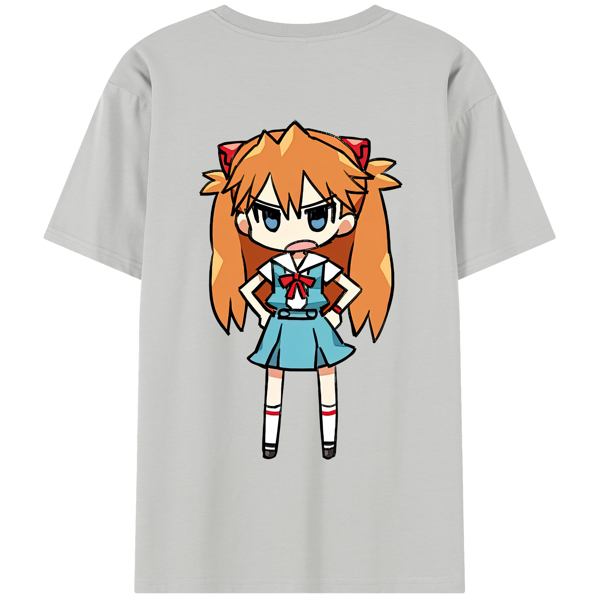 （画像用） EVA 新世紀エヴァンゲリオン レディース半袖Tシャツ(バックプリント)