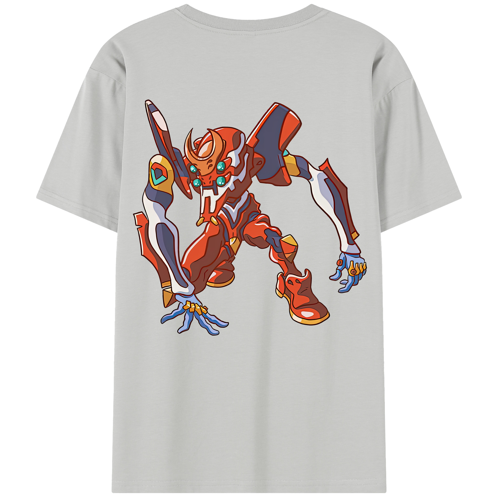 （画像用） EVA 新世紀エヴァンゲリオン レディース半袖Tシャツ(バックプリント)