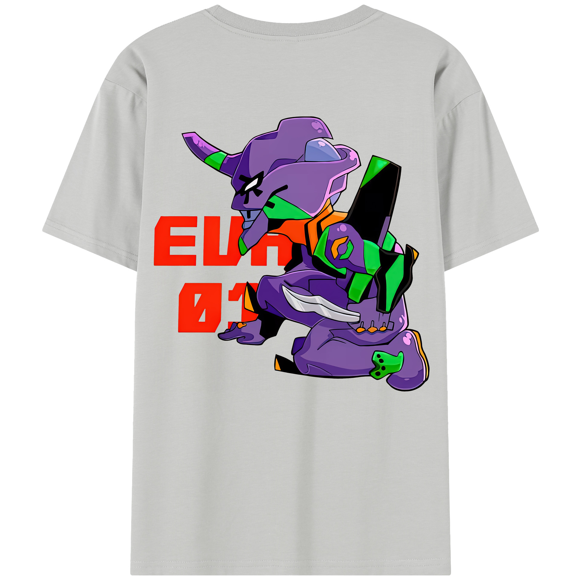 （画像用） EVA 新世紀エヴァンゲリオン レディース半袖Tシャツ(バックプリント)