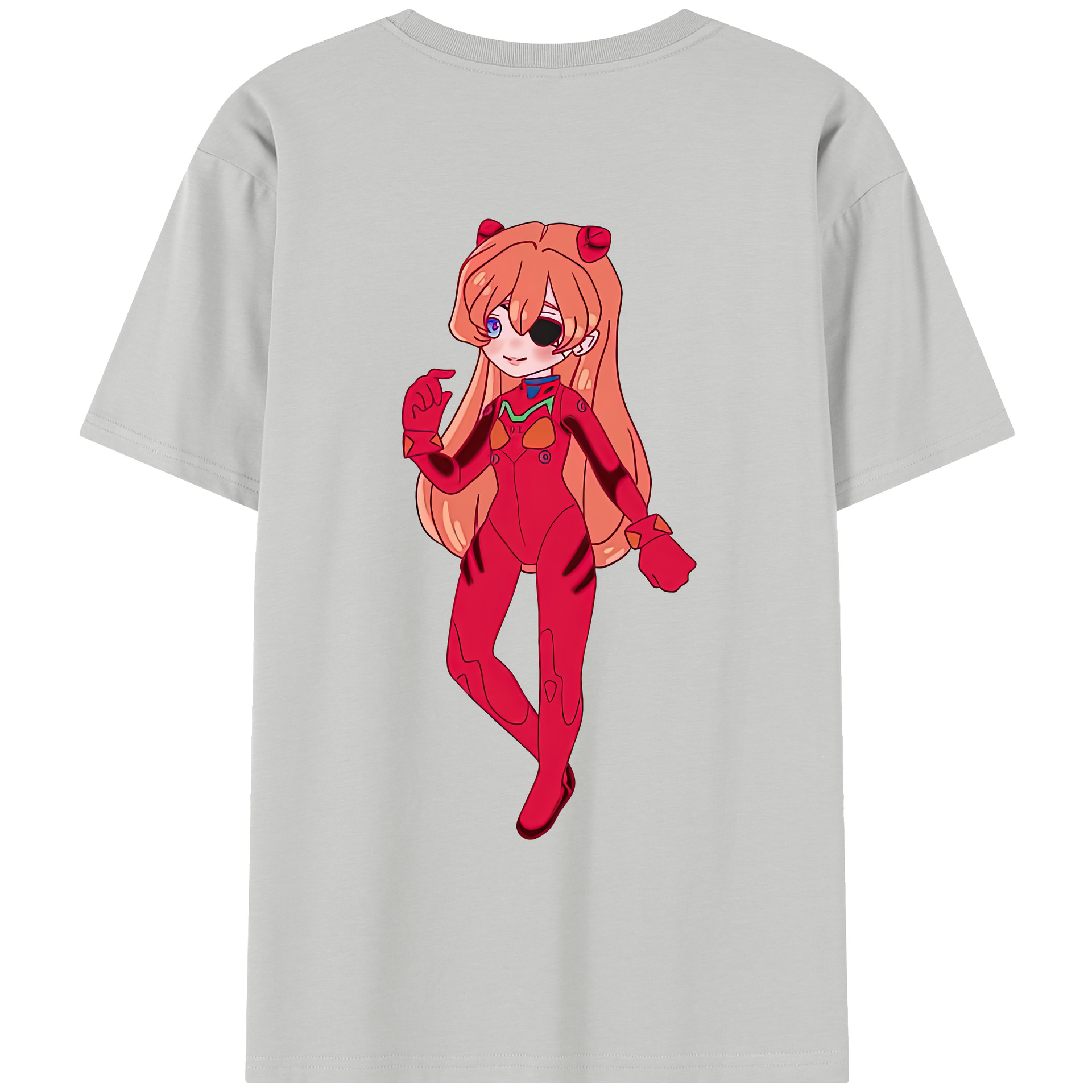 （画像用） EVA 新世紀エヴァンゲリオン レディース半袖Tシャツ(バックプリント)