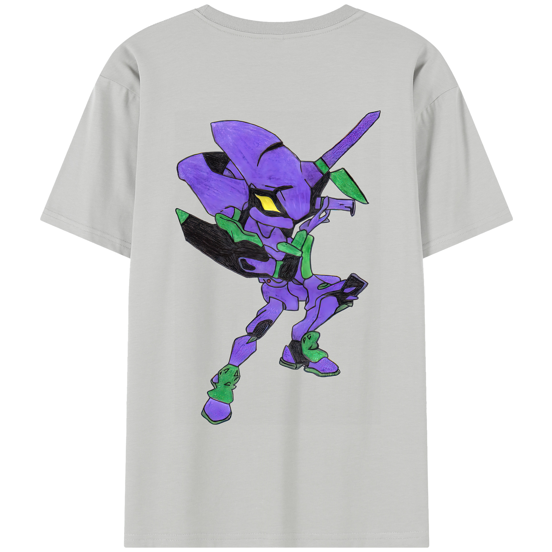 （画像用） EVA 新世紀エヴァンゲリオン レディース半袖Tシャツ(バックプリント)