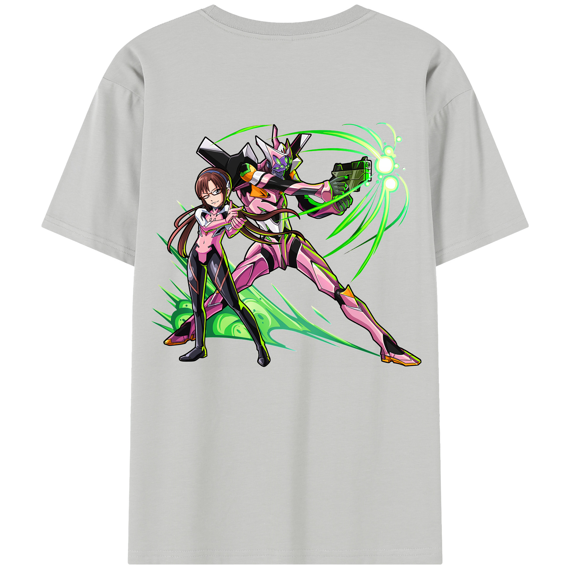 （画像用） EVA 新世紀エヴァンゲリオン レディース半袖Tシャツ(バックプリント)