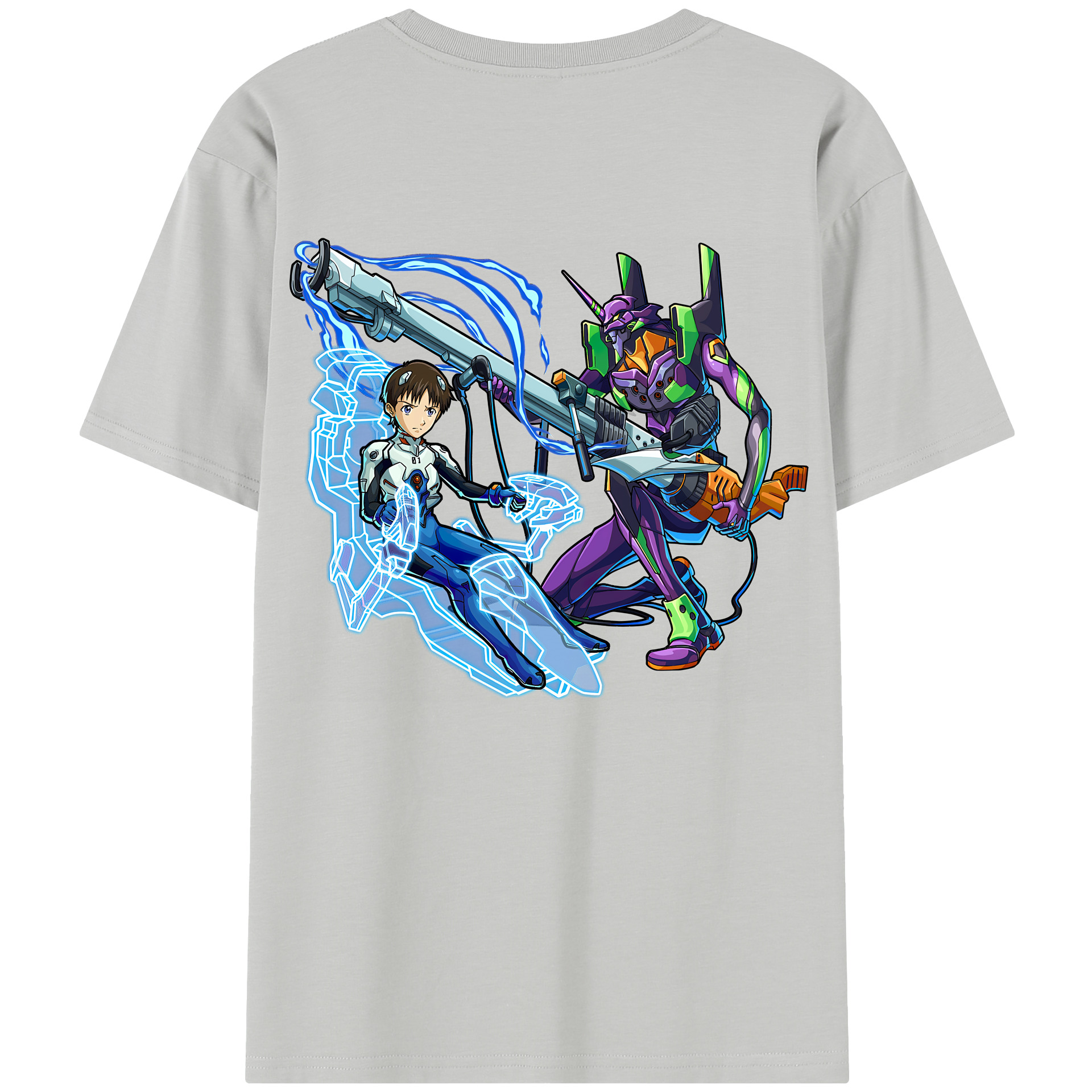 （画像用） EVA 新世紀エヴァンゲリオン レディース半袖Tシャツ(バックプリント)