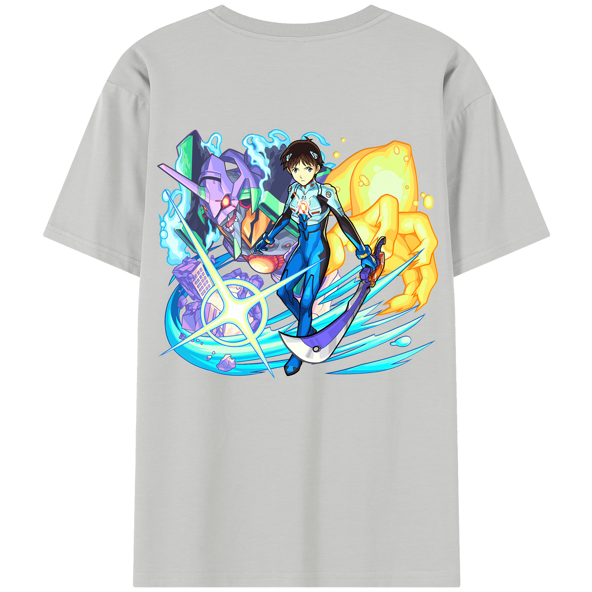 （画像用） EVA 新世紀エヴァンゲリオン レディース半袖Tシャツ(バックプリント)