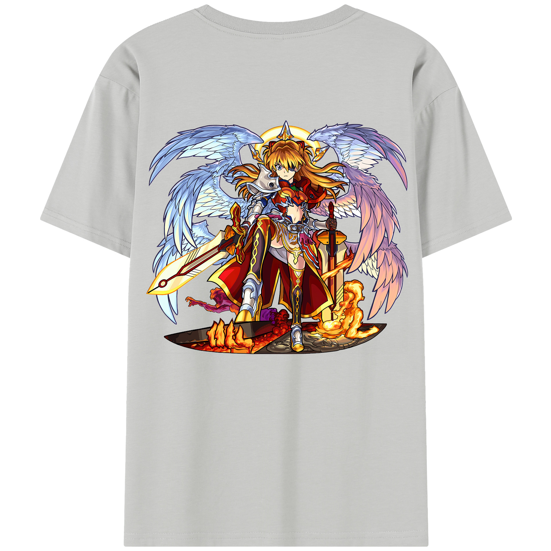 （画像用） EVA 新世紀エヴァンゲリオン レディース半袖Tシャツ(バックプリント)