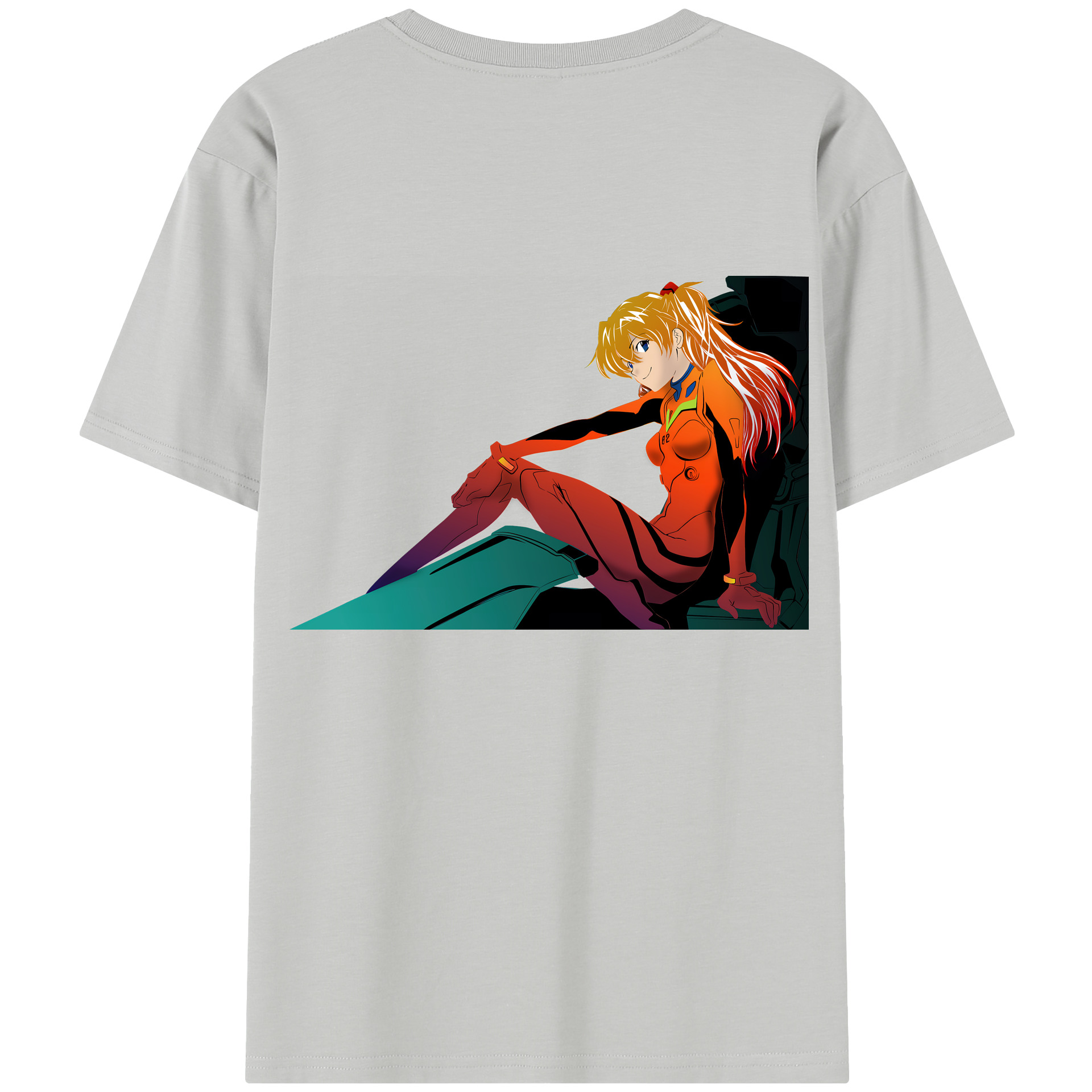 （画像用） EVA 新世紀エヴァンゲリオン レディース半袖Tシャツ(バックプリント)
