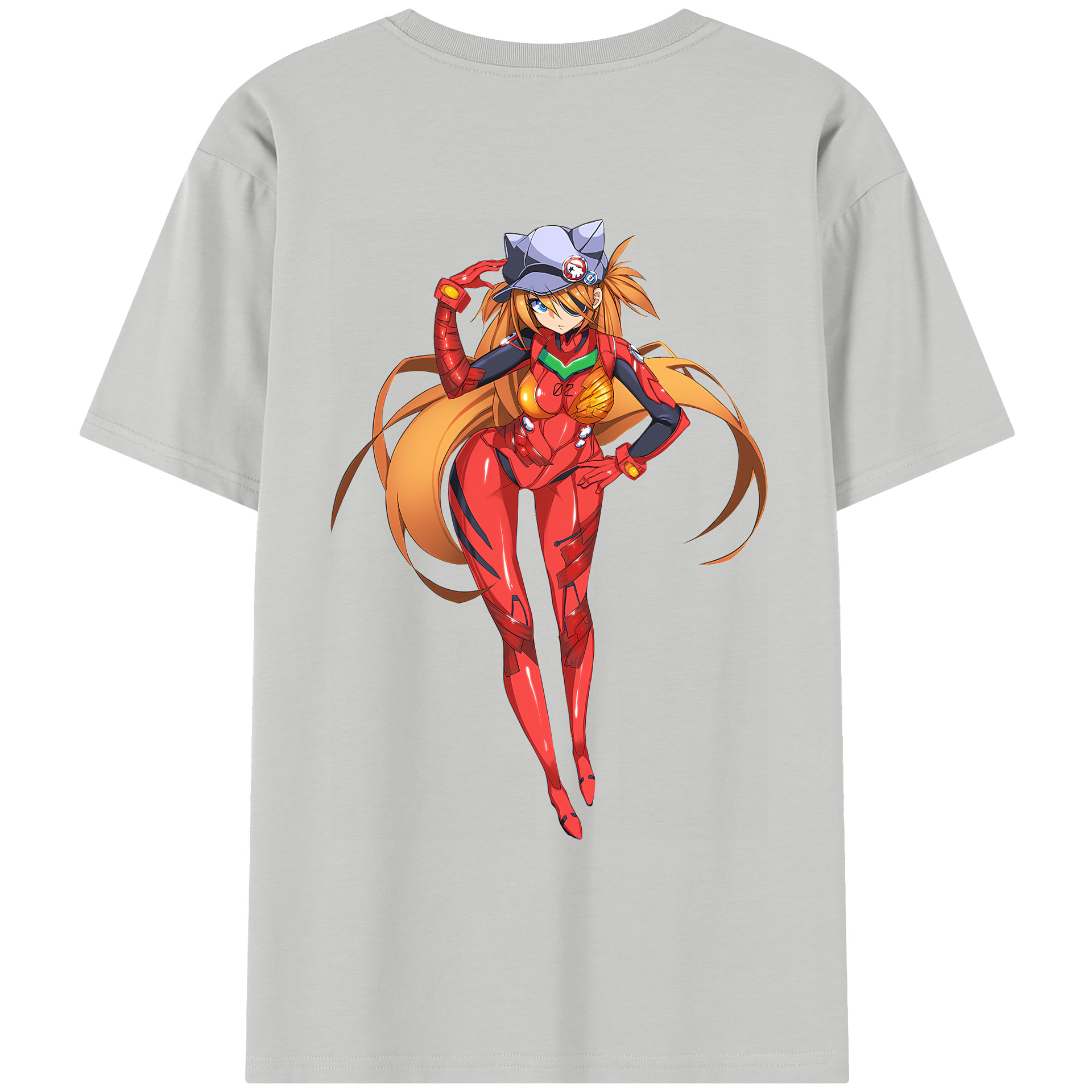 （画像用） EVA 新世紀エヴァンゲリオン レディース半袖Tシャツ(バックプリント)