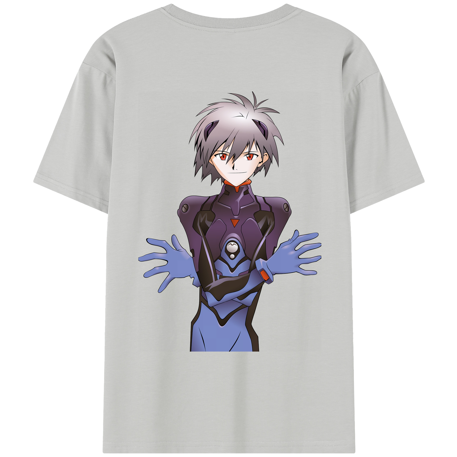 （画像用） EVA 新世紀エヴァンゲリオン レディース半袖Tシャツ(バックプリント)