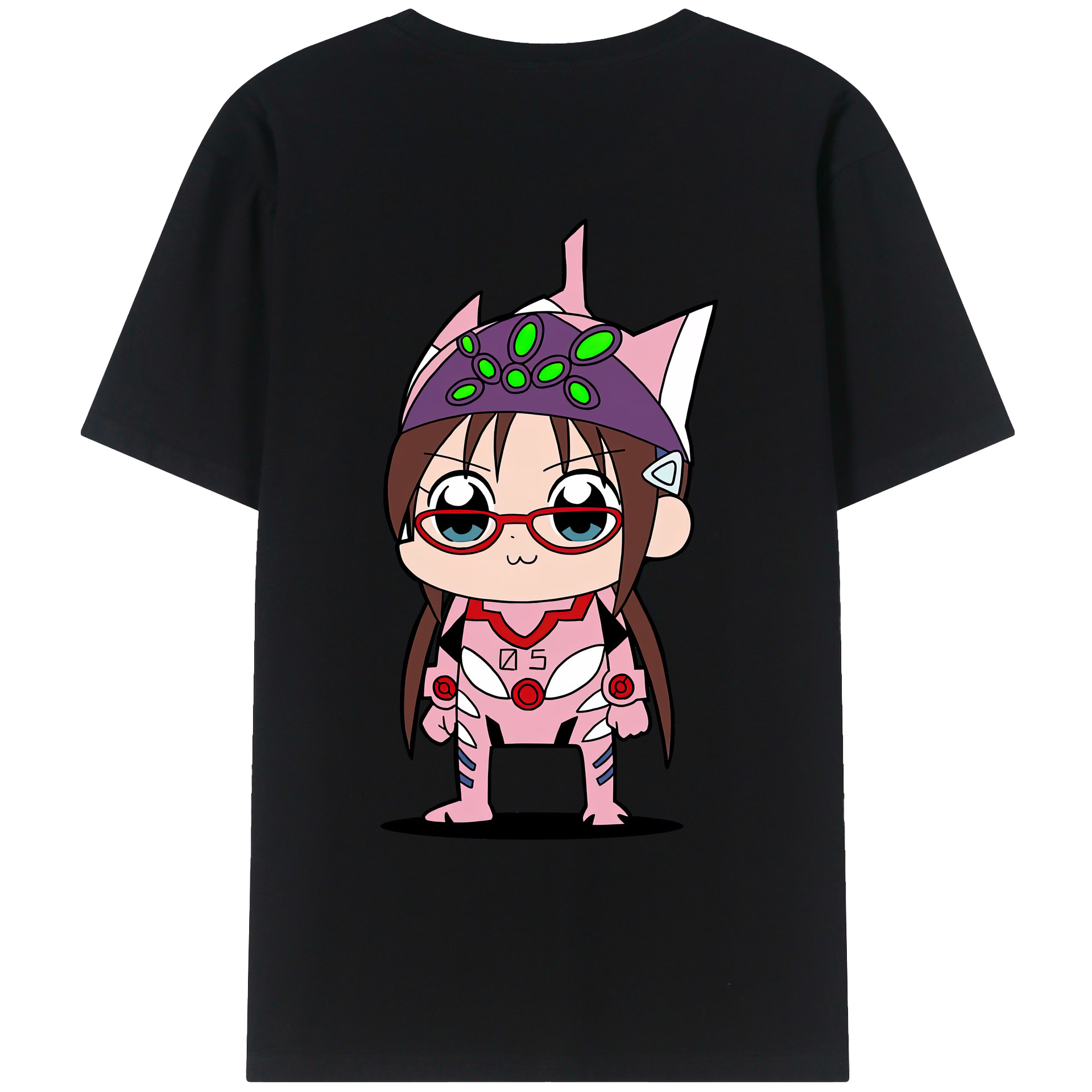 （画像用） EVA 新世紀エヴァンゲリオン レディース半袖Tシャツ(バックプリント)