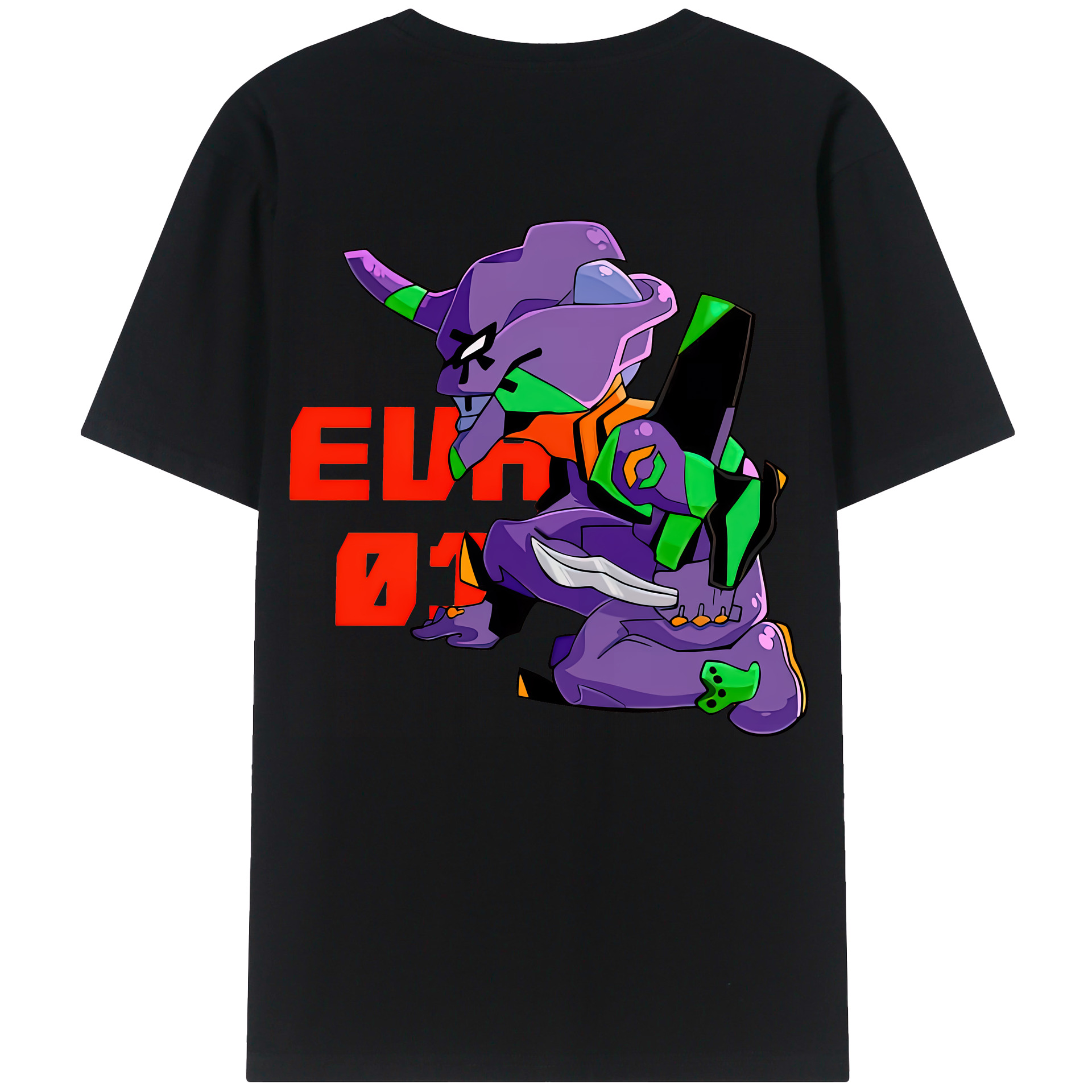 （画像用） EVA 新世紀エヴァンゲリオン レディース半袖Tシャツ(バックプリント)