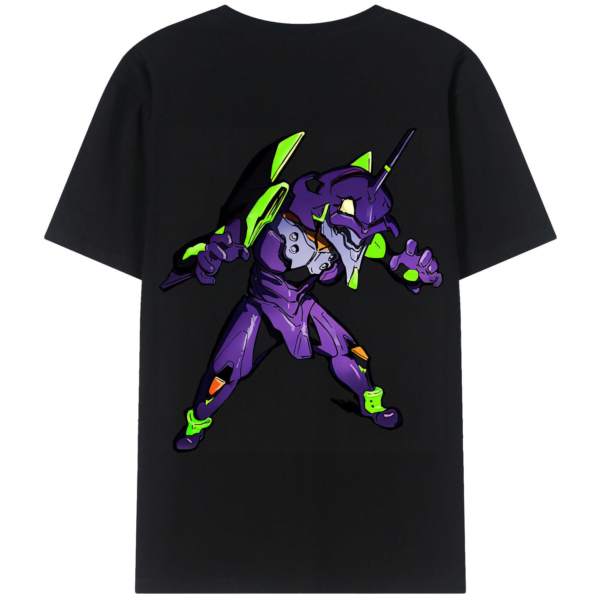 （画像用） EVA 新世紀エヴァンゲリオン レディース半袖Tシャツ(バックプリント)