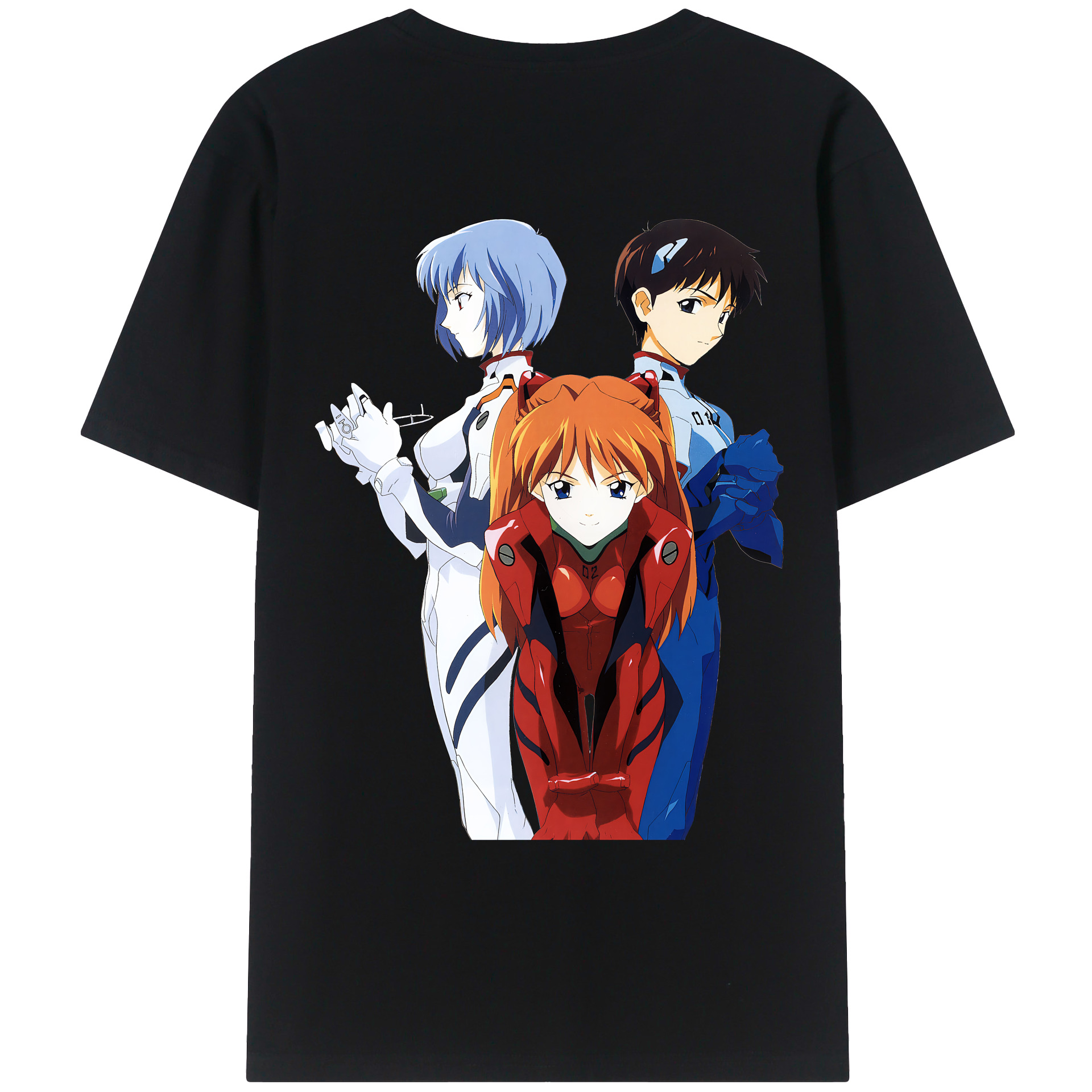 （画像用） EVA 新世紀エヴァンゲリオン レディース半袖Tシャツ(バックプリント)