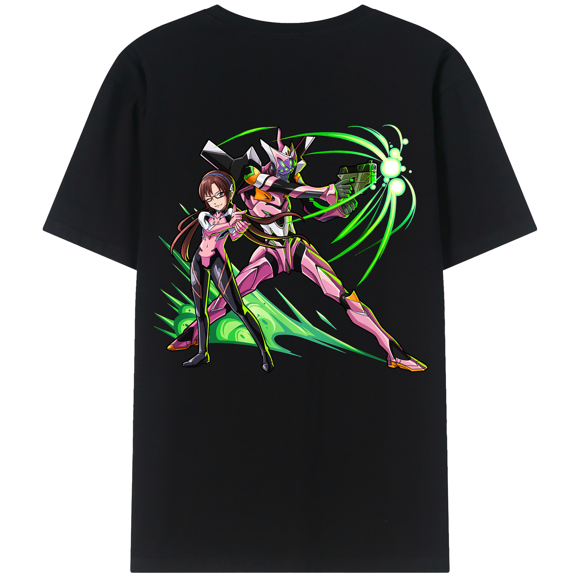 （画像用） EVA 新世紀エヴァンゲリオン レディース半袖Tシャツ(バックプリント)