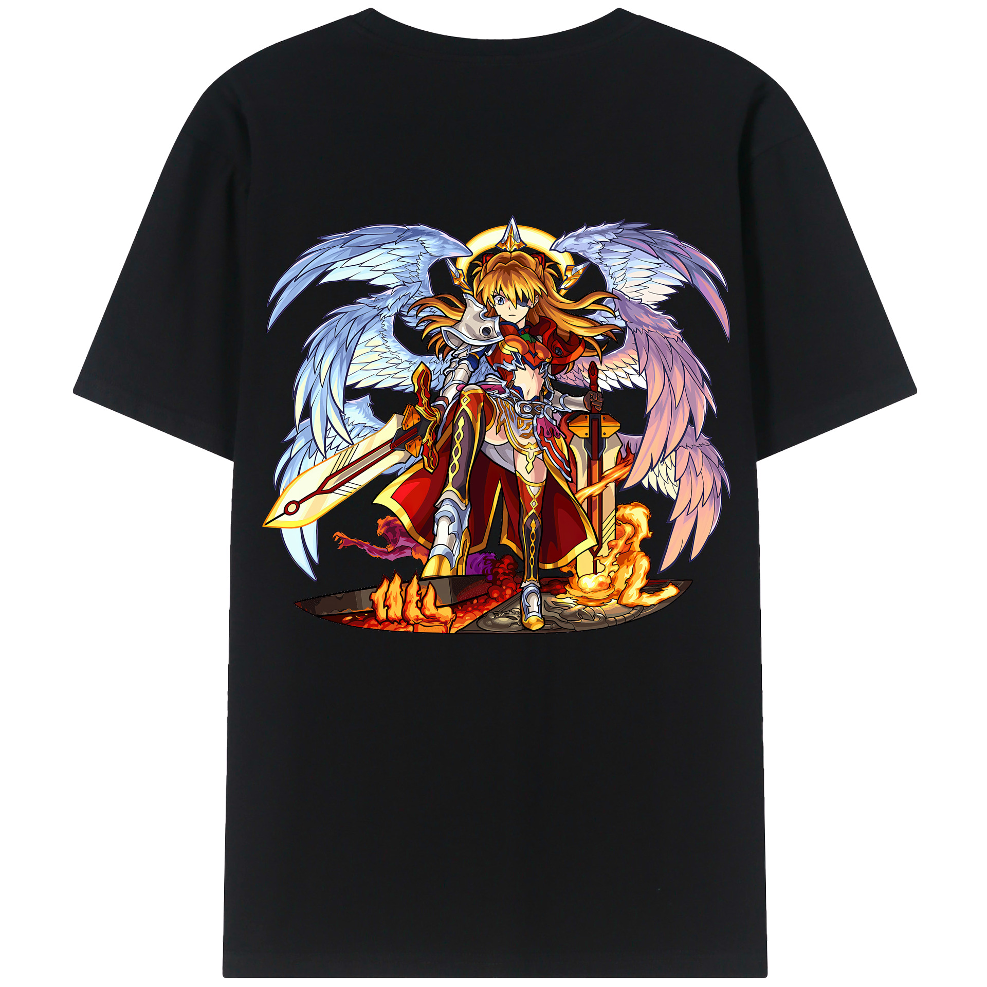 （画像用） EVA 新世紀エヴァンゲリオン レディース半袖Tシャツ(バックプリント)