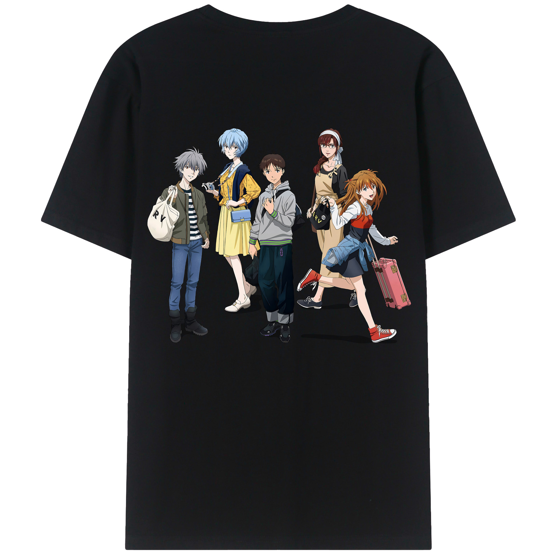 （画像用） EVA 新世紀エヴァンゲリオン レディース半袖Tシャツ(バックプリント)