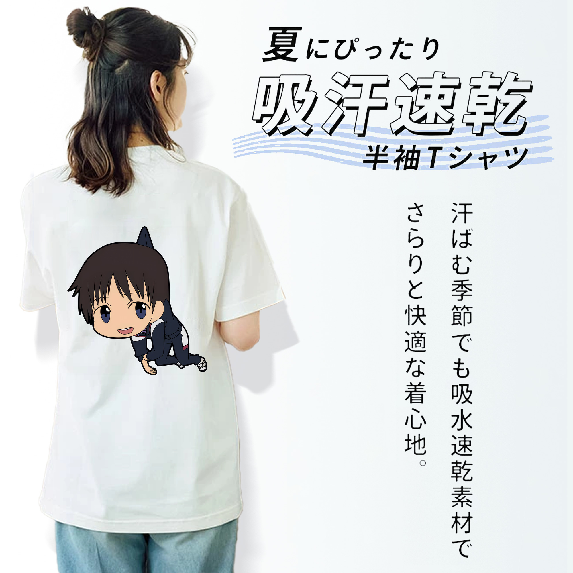 EVA 新世紀エヴァンゲリオン レディース半袖Tシャツ(バックプリント)