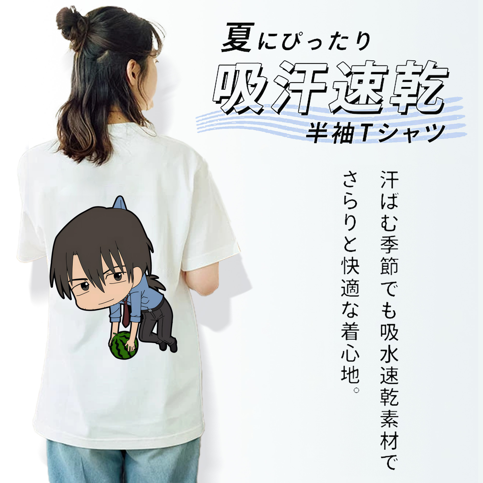 EVA 新世紀エヴァンゲリオン レディース半袖Tシャツ(バックプリント)