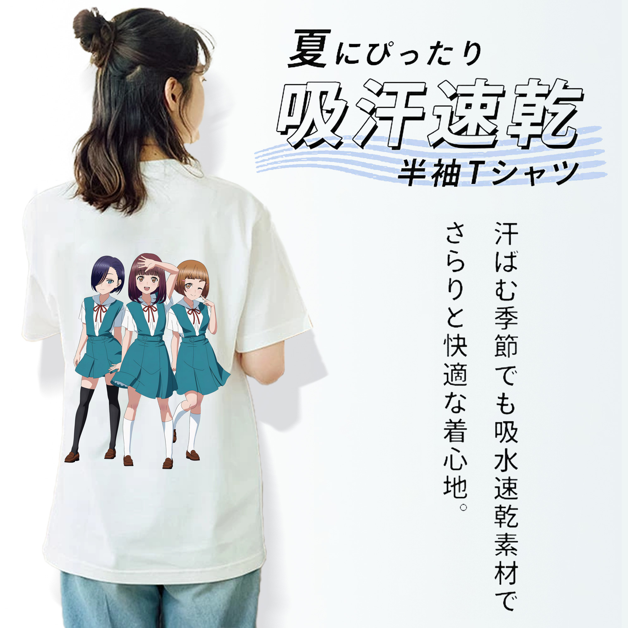 EVA 新世紀エヴァンゲリオン レディース半袖Tシャツ(バックプリント)