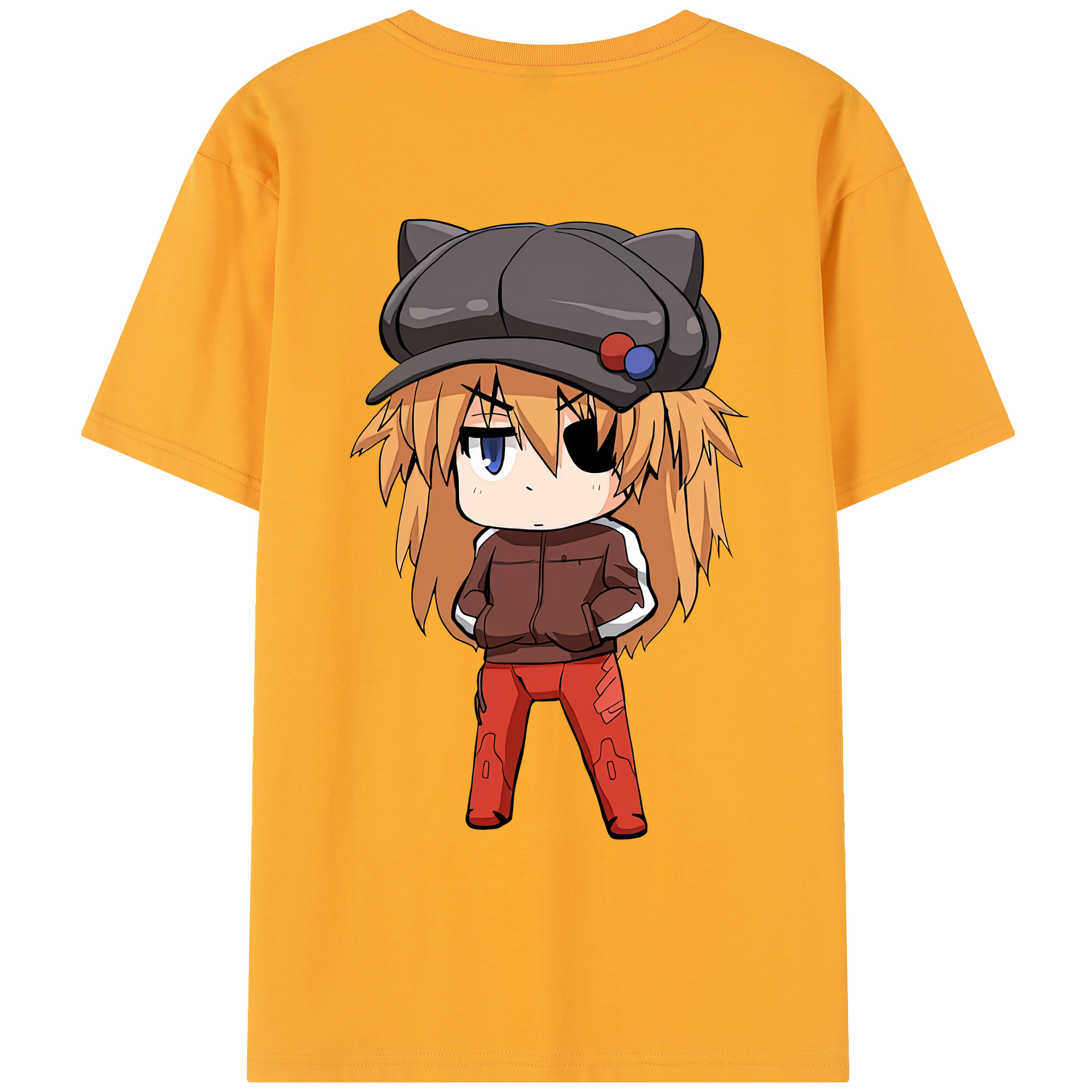 （画像用） EVA 新世紀エヴァンゲリオン レディース半袖Tシャツ(バックプリント)