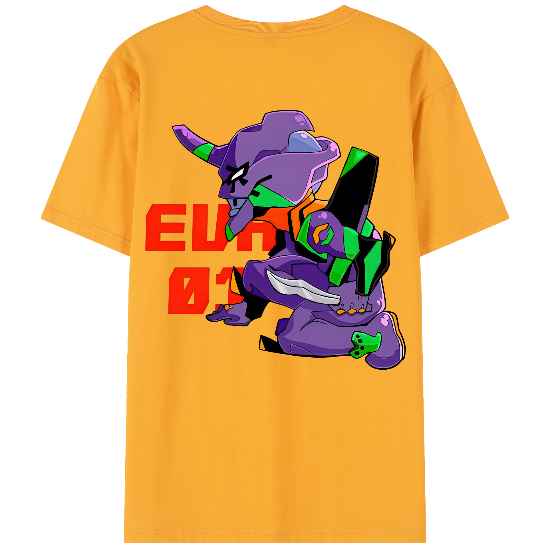 （画像用） EVA 新世紀エヴァンゲリオン レディース半袖Tシャツ(バックプリント)