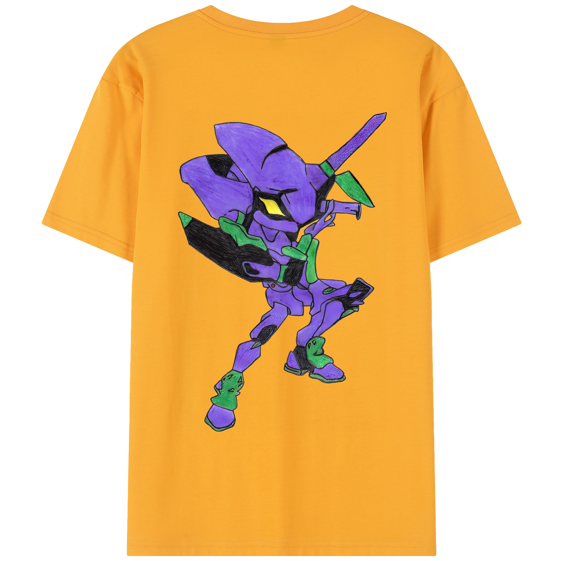 （画像用） EVA 新世紀エヴァンゲリオン レディース半袖Tシャツ(バックプリント)