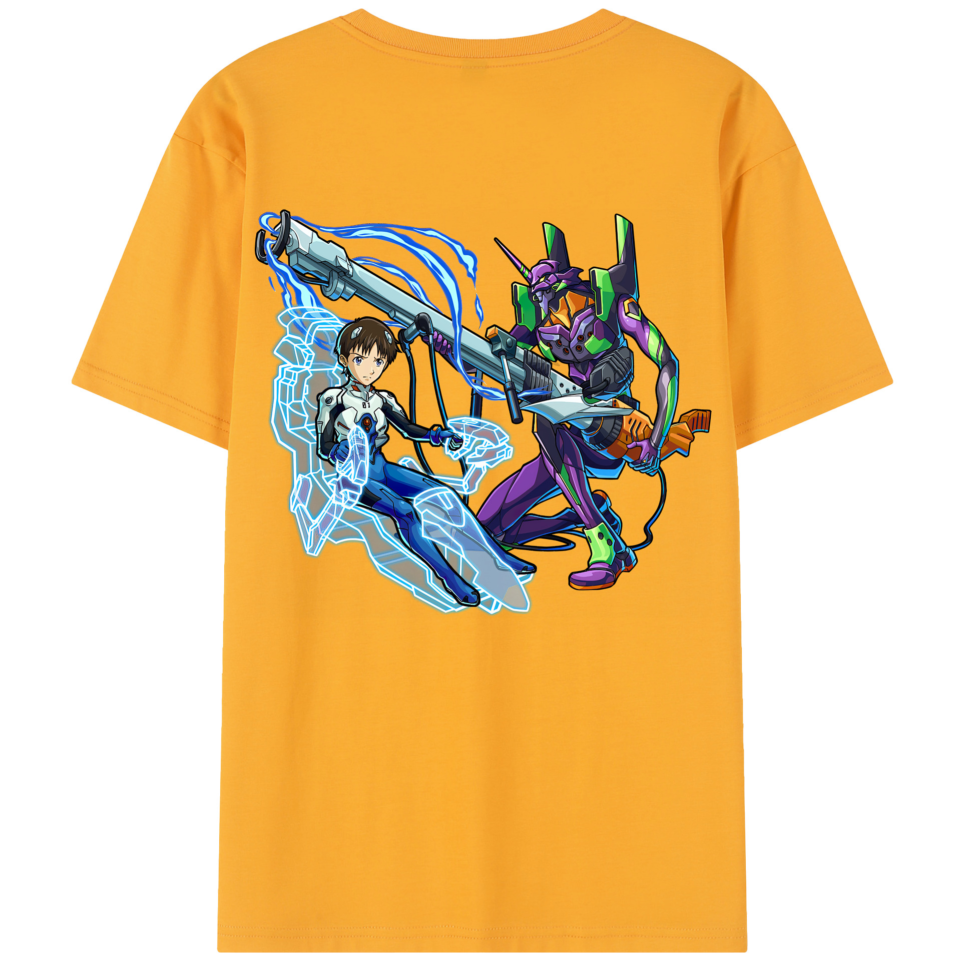 （画像用） EVA 新世紀エヴァンゲリオン レディース半袖Tシャツ(バックプリント)