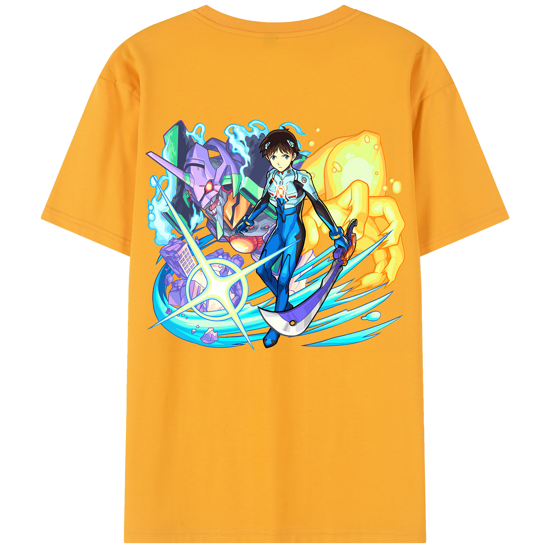 （画像用） EVA 新世紀エヴァンゲリオン レディース半袖Tシャツ(バックプリント)