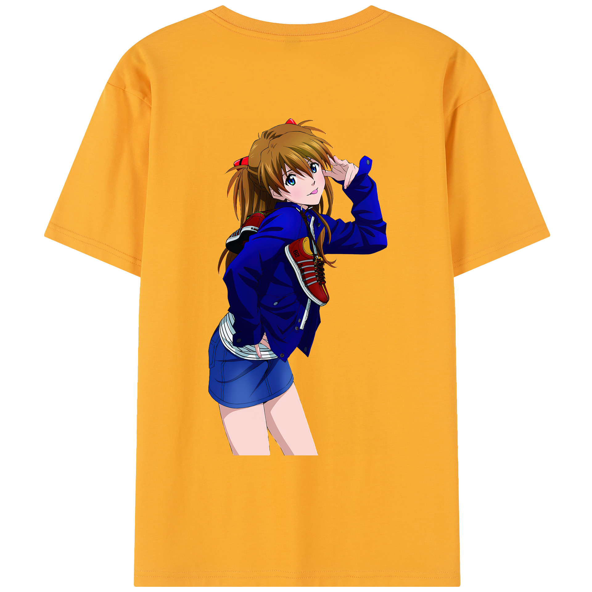 （画像用） EVA 新世紀エヴァンゲリオン レディース半袖Tシャツ(バックプリント)
