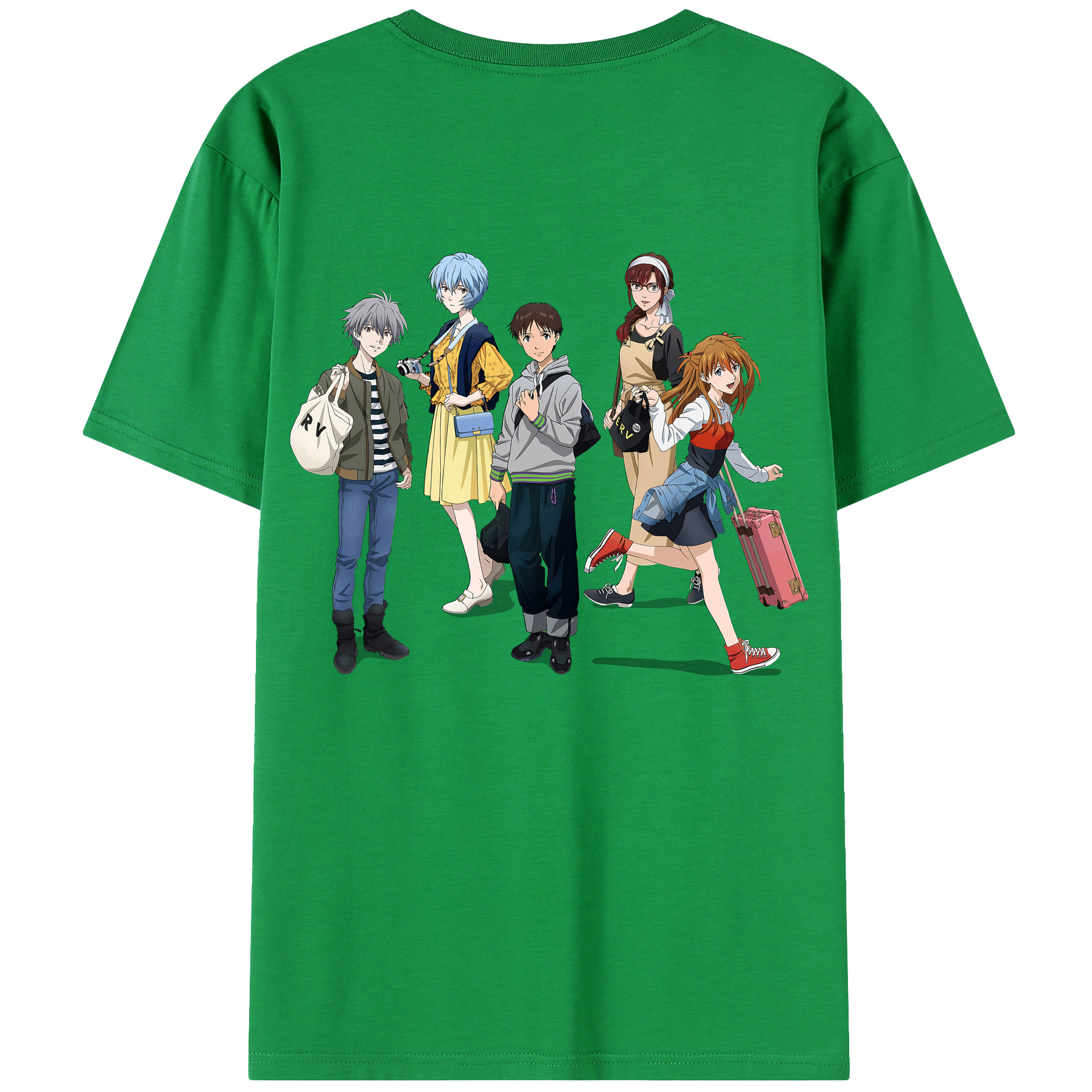 （画像用） EVA 新世紀エヴァンゲリオン レディース半袖Tシャツ(バックプリント)