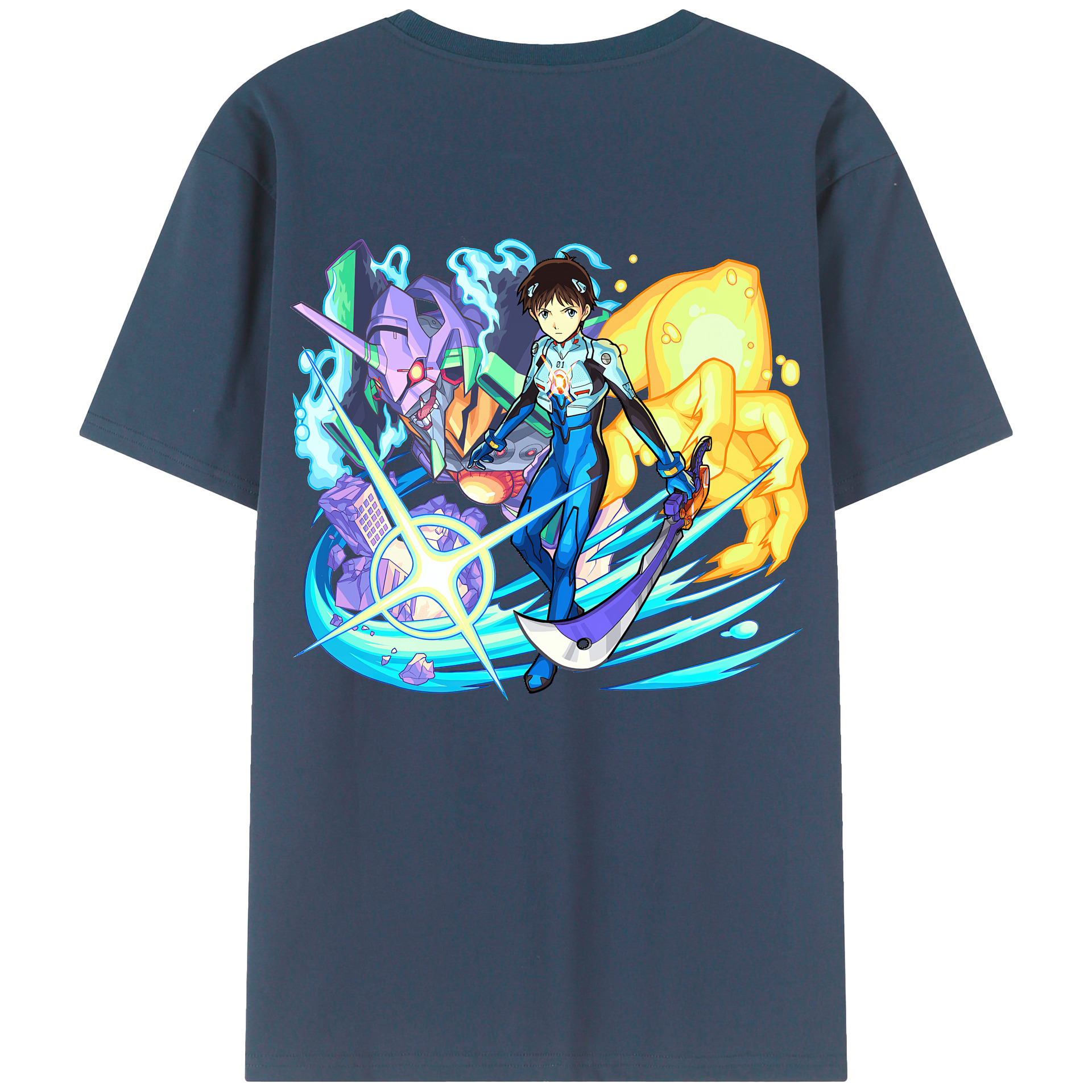 （画像用） EVA 新世紀エヴァンゲリオン レディース半袖Tシャツ(バックプリント)