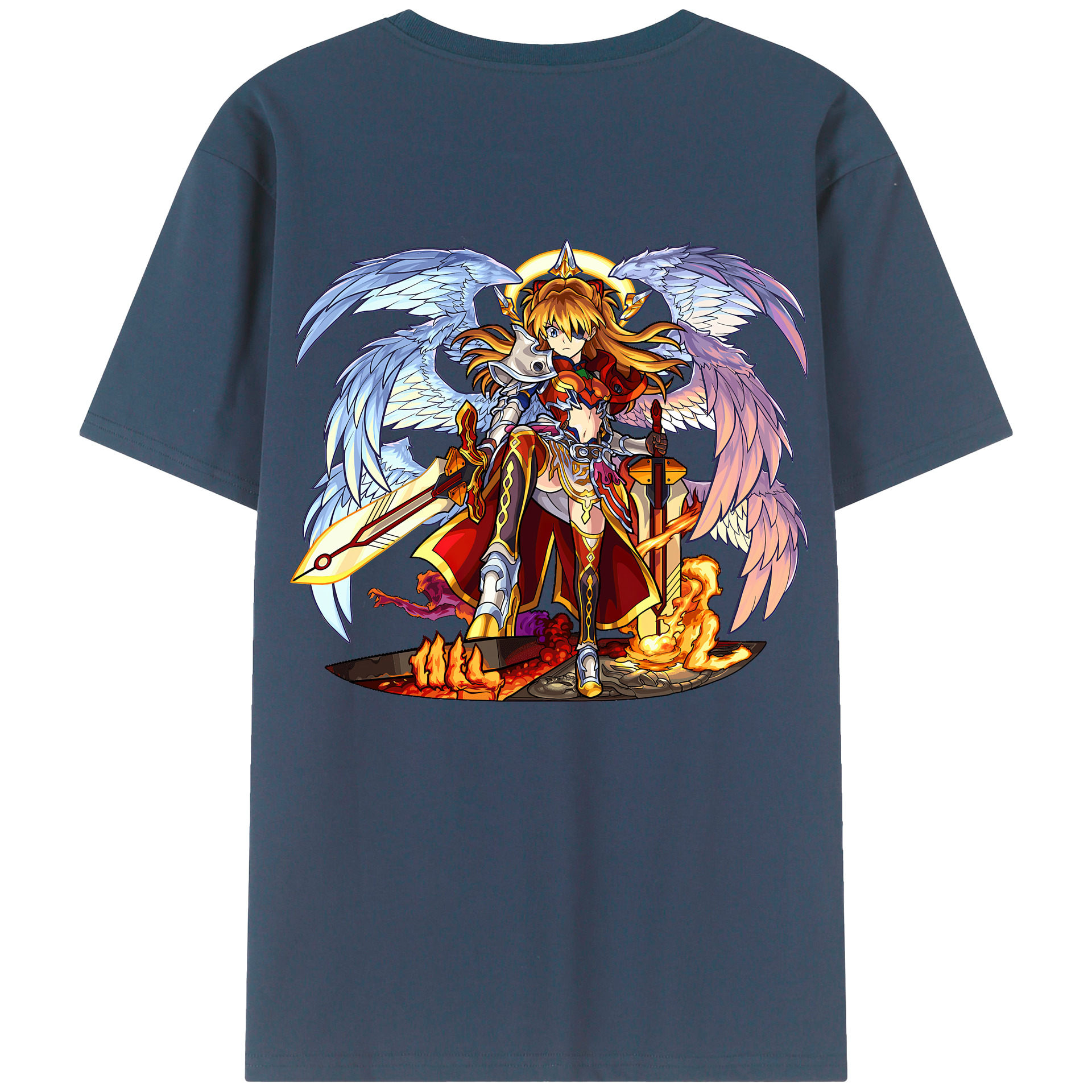 （画像用） EVA 新世紀エヴァンゲリオン レディース半袖Tシャツ(バックプリント)