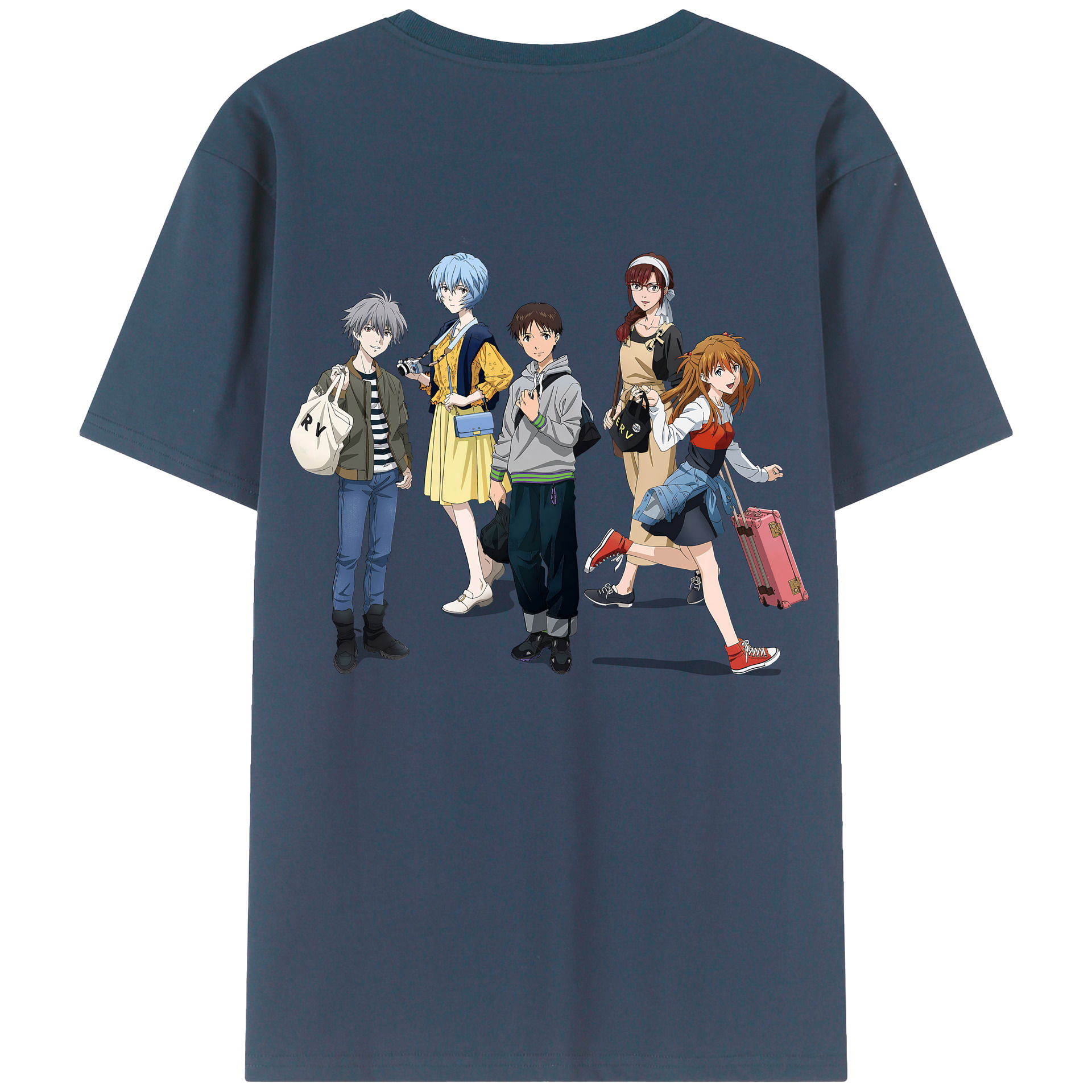 （画像用） EVA 新世紀エヴァンゲリオン レディース半袖Tシャツ(バックプリント)
