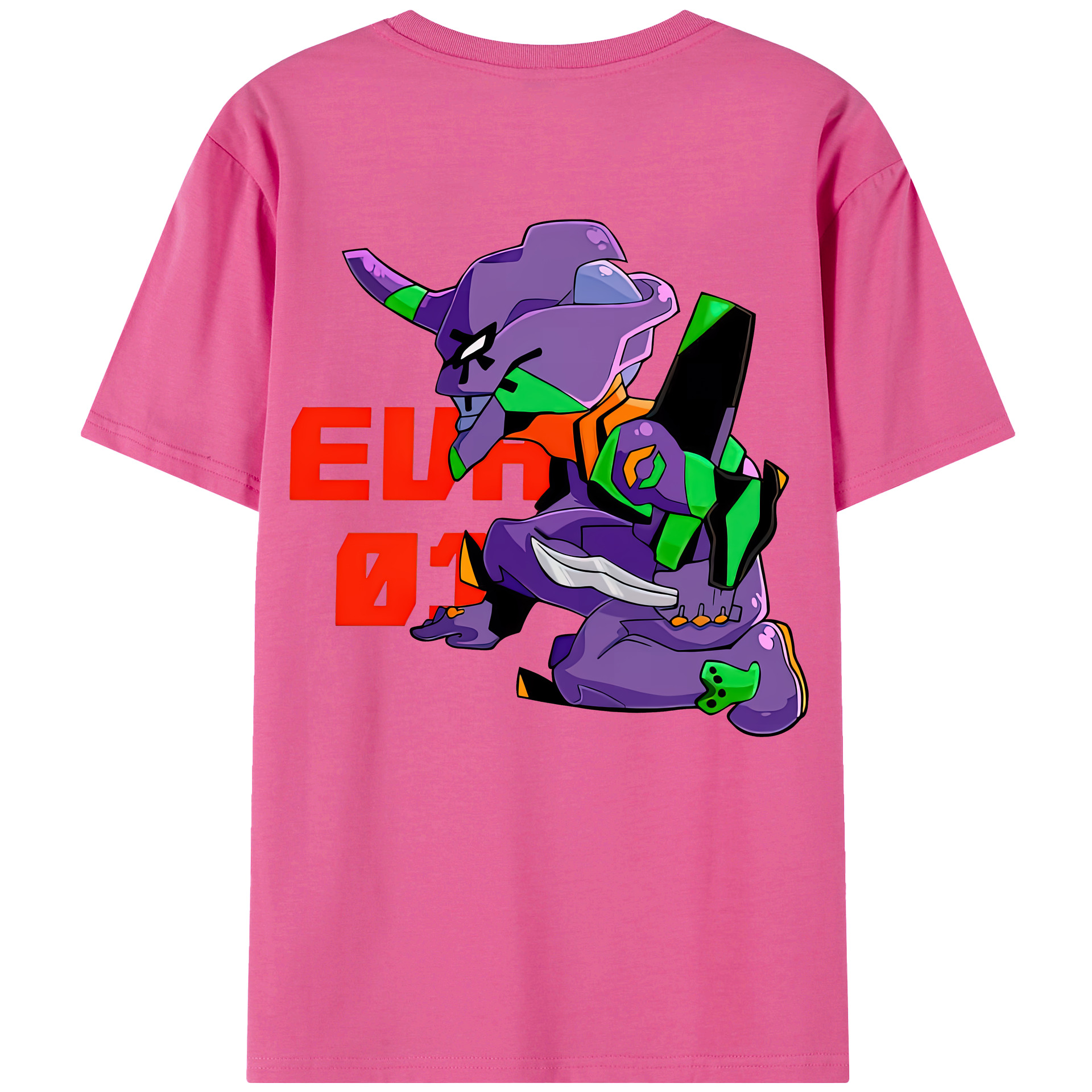 （画像用） EVA 新世紀エヴァンゲリオン レディース半袖Tシャツ(バックプリント)